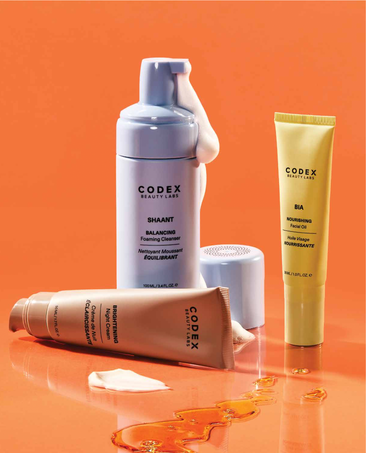 Codex-shaant-balancing-foaming-cleanser-Nourishing-Facial-Oil