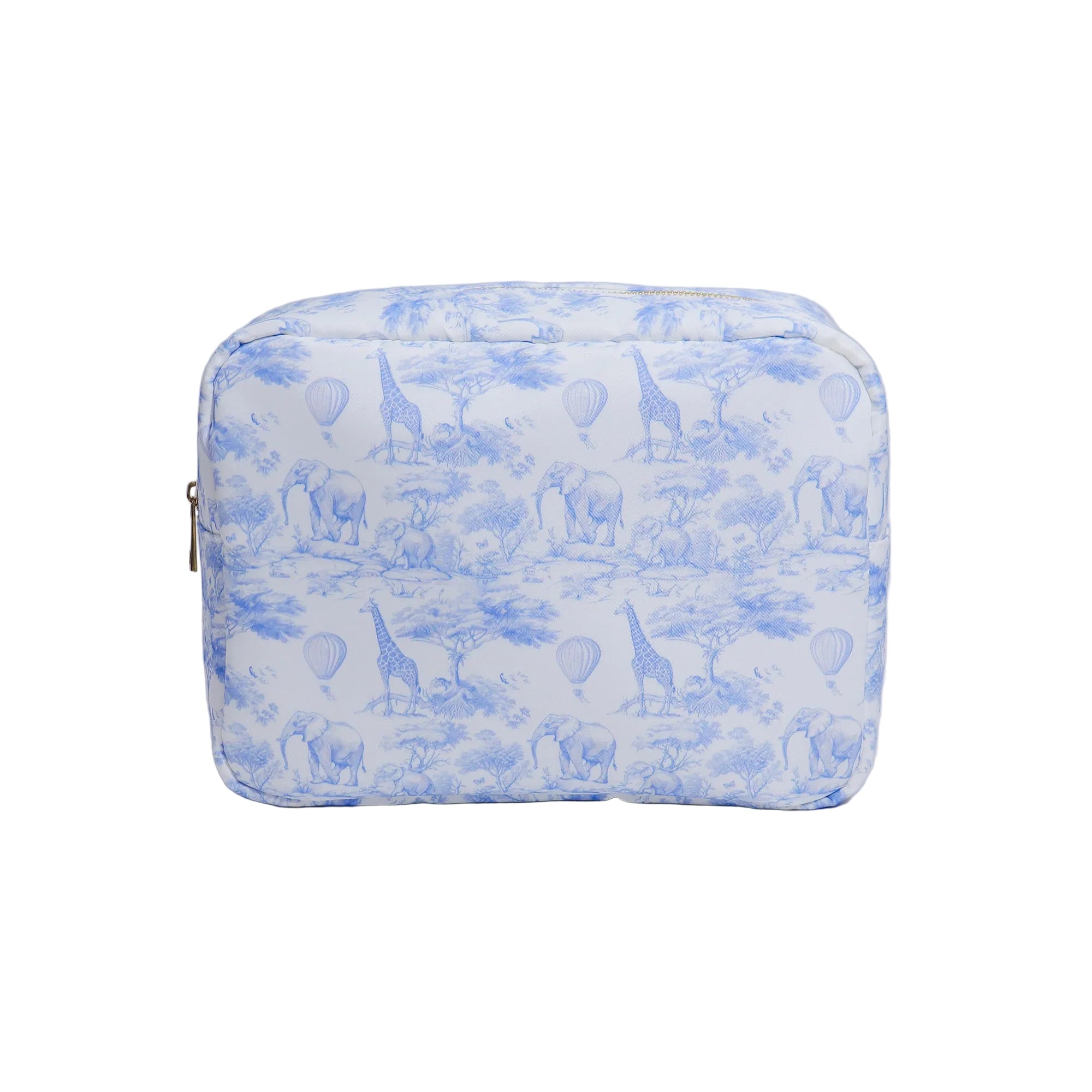 Living Beauty - Blue Safari Makeup Bag