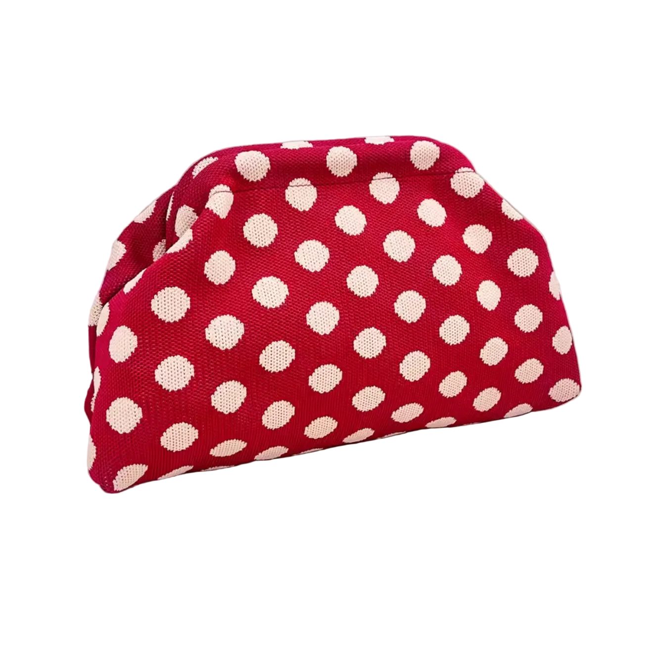 Living Beauty - Knitted Polka Makeup Bag
