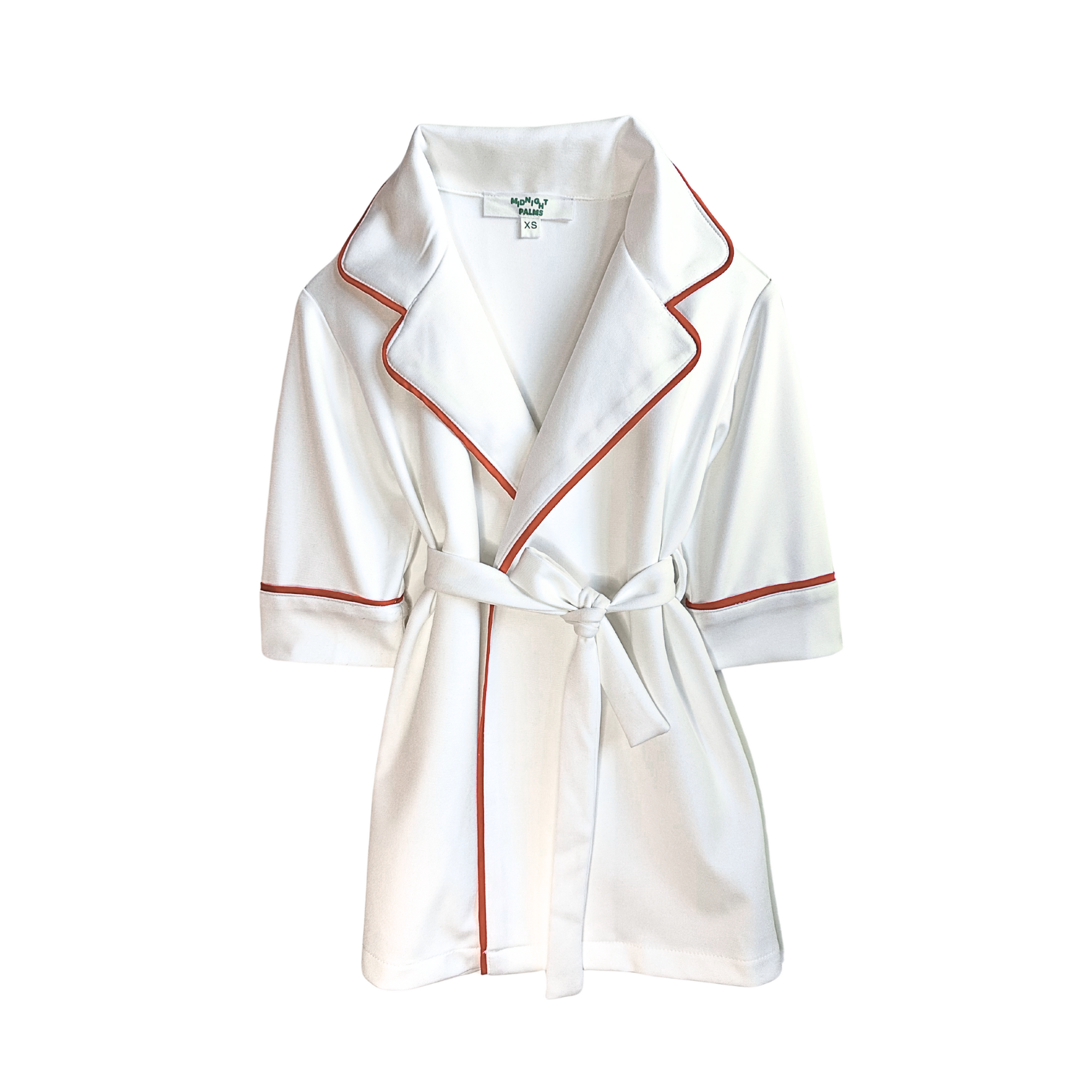 Midnight Palms - The Classic Piped Robe