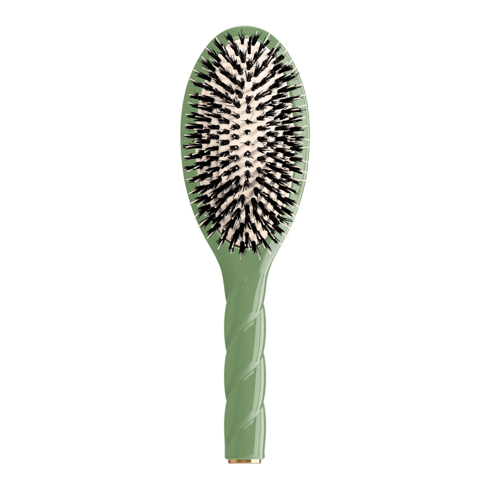 La Bonne Brosse: N.02 The Care & Detangling Hair Brush - Almond Green