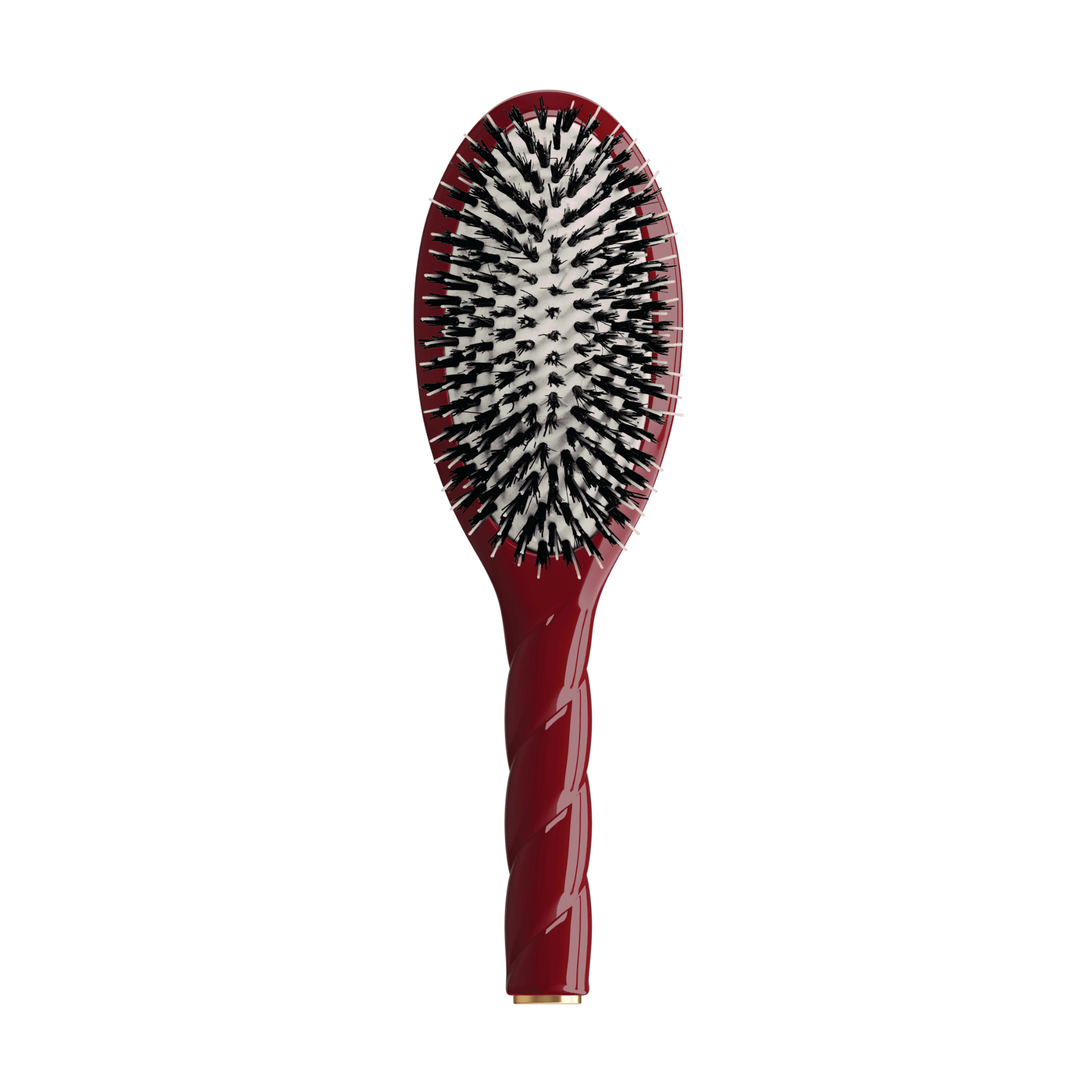 N.02 The Care & Detangling Hair Brush - Cherry Red - Living Beauty