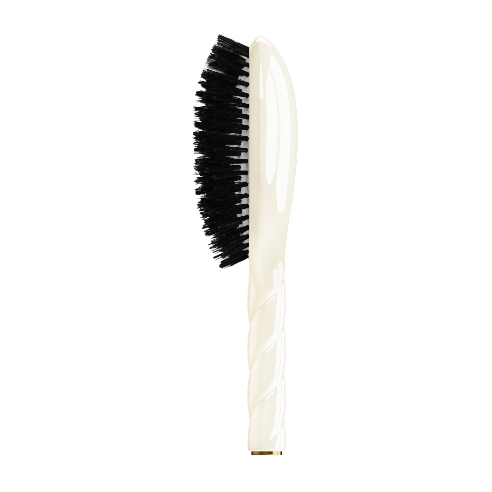 N.01 The Shine & Care Hair Brush - Creamy White - Living Beauty