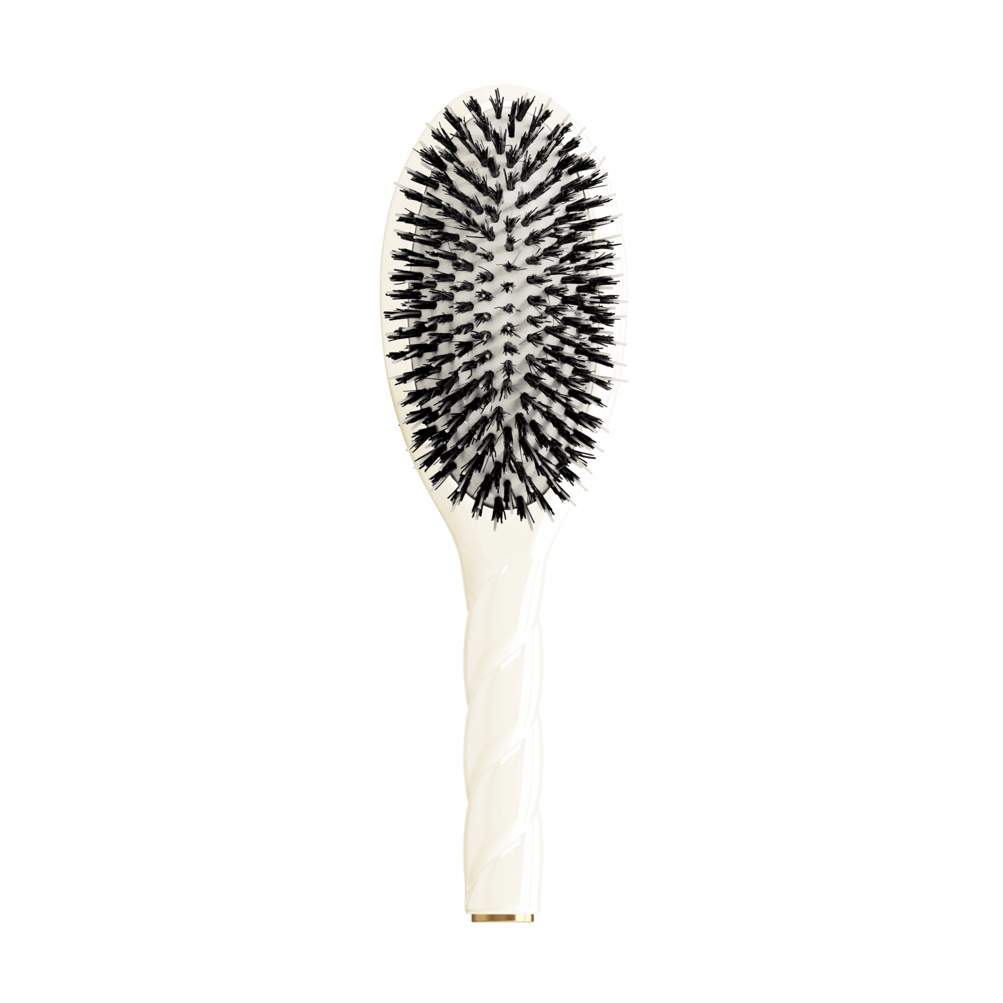 N.02 The Care & Detangling Hair Brush - Creamy White - Living Beauty