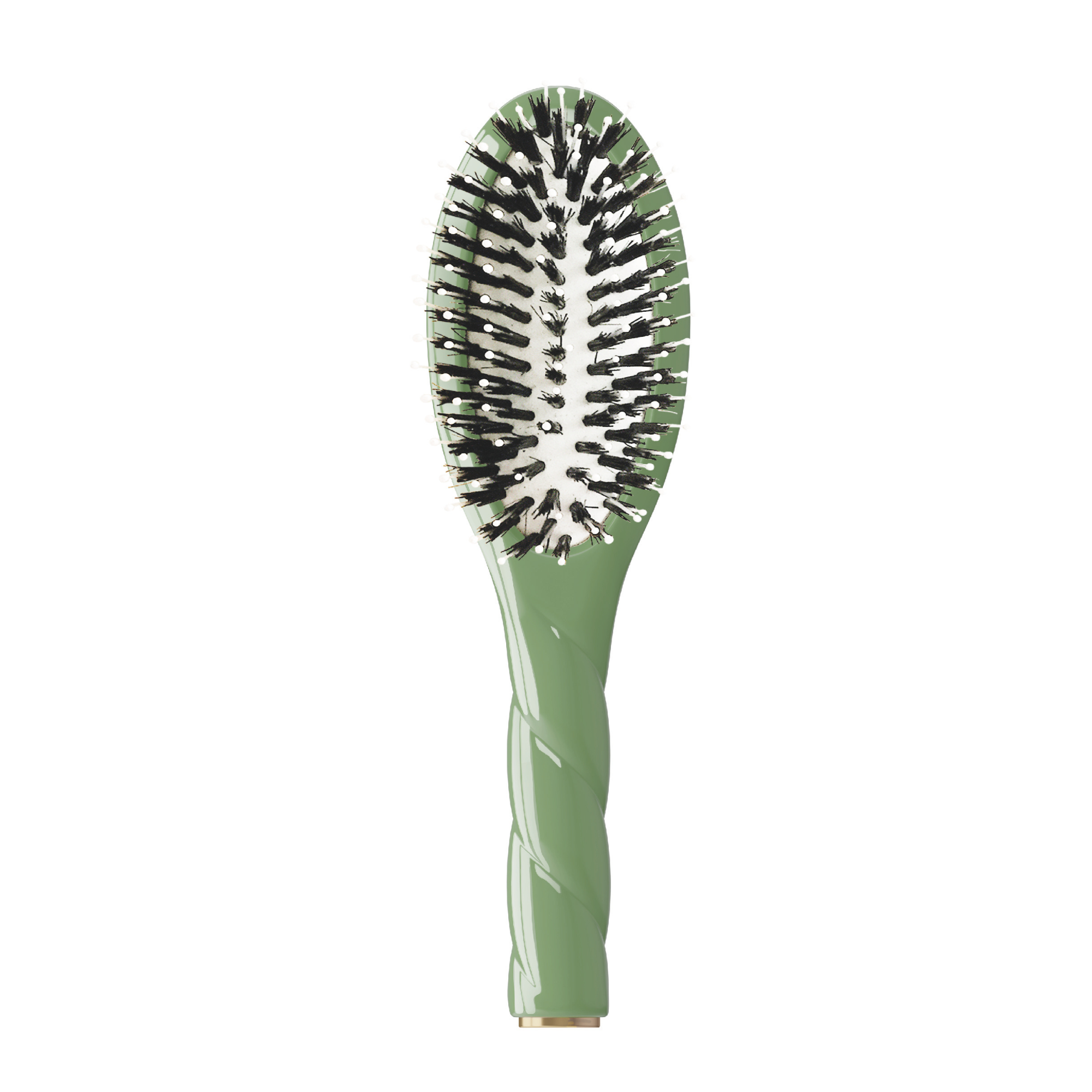 La Bonne Brosse: N.03 Small Essential Gentle Scalp Care Hair Brush - Almond Green