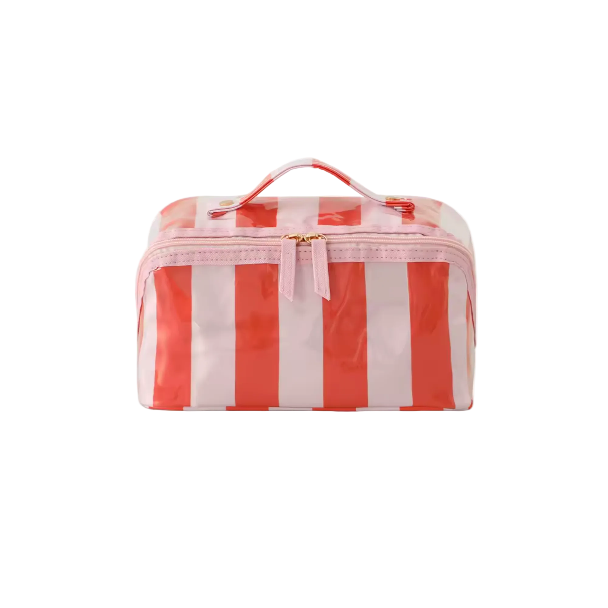 Striped Vanity Bag - Living Beauty