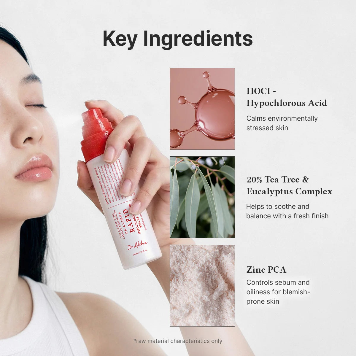 Dr.Althea - Rapid Hypochlorous Acid Rescue Mist