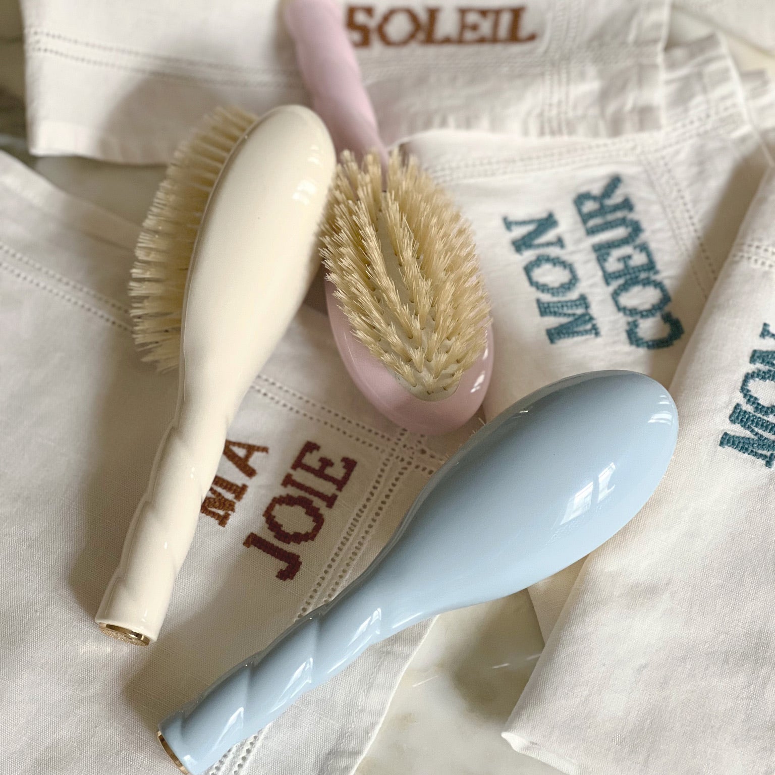 La Bonne Brosse - N.06 Kids Hair Brush Light Blue