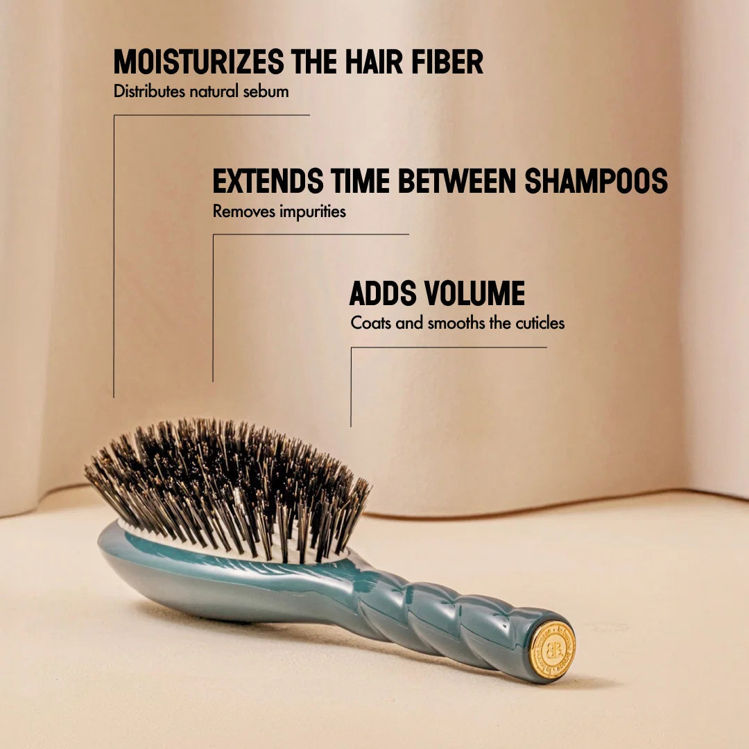La Bonne Brosse - N.01 The Shine & Care Hair Brush - Ink Blue