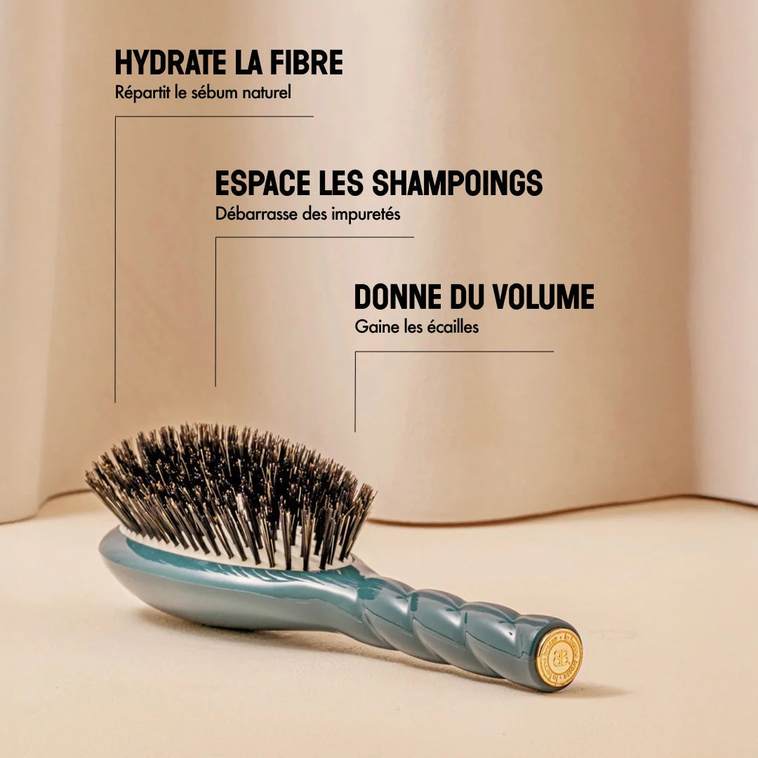 La Bonne Brosse - N.01 The Shine & Care Hair Brush - Ink Blue
