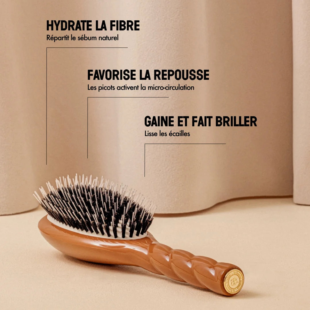 La Bonne Brosse - N.02 The Care & Detangling Hair Brush - Terracotta