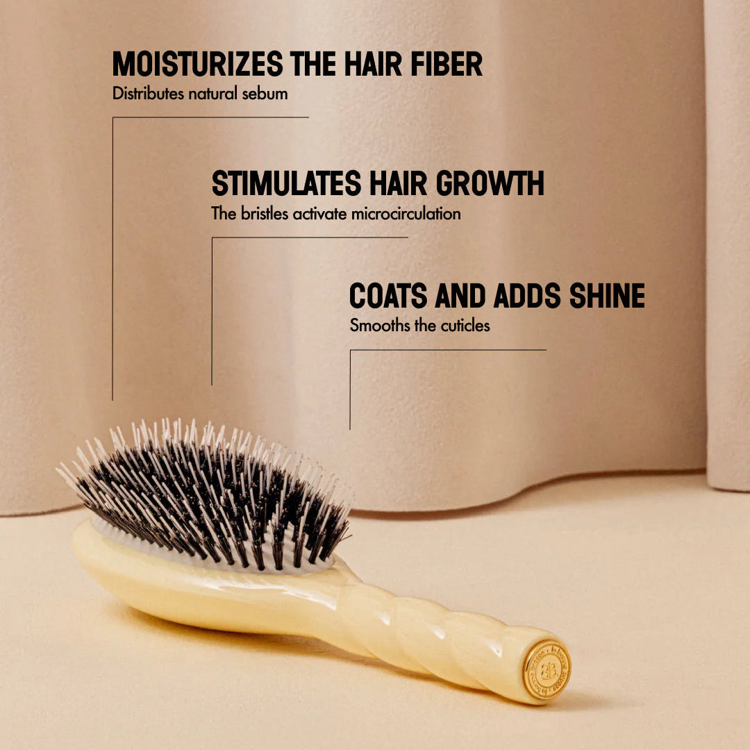 La Bonne Brosse - N.02 The Care & Detangling Hair Brush - Ivory Cair