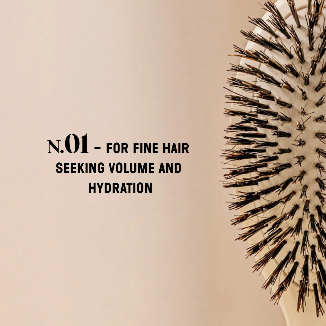 La Bonne Brosse - N.01 The Shine & Care Hair Brush - Creamy White