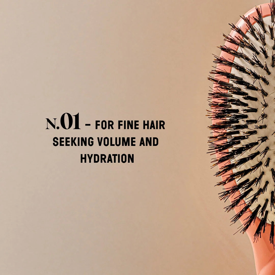 La Bonne Brosse - N.01 The Shine & Care Hair Brush - Coral Orange