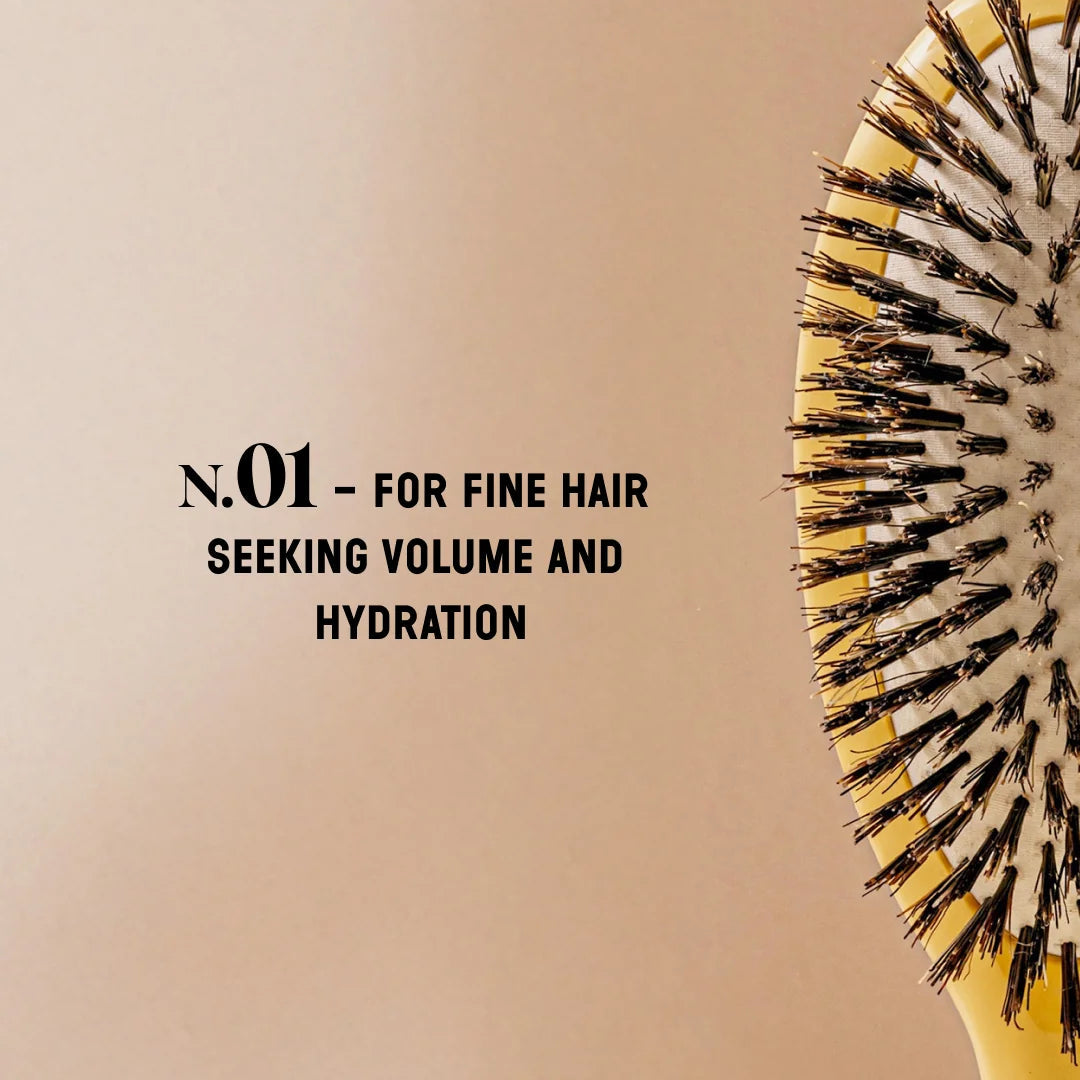 La Bonne Brosse - N.01 The Shine & Care Hair Brush - Saffron Yellow