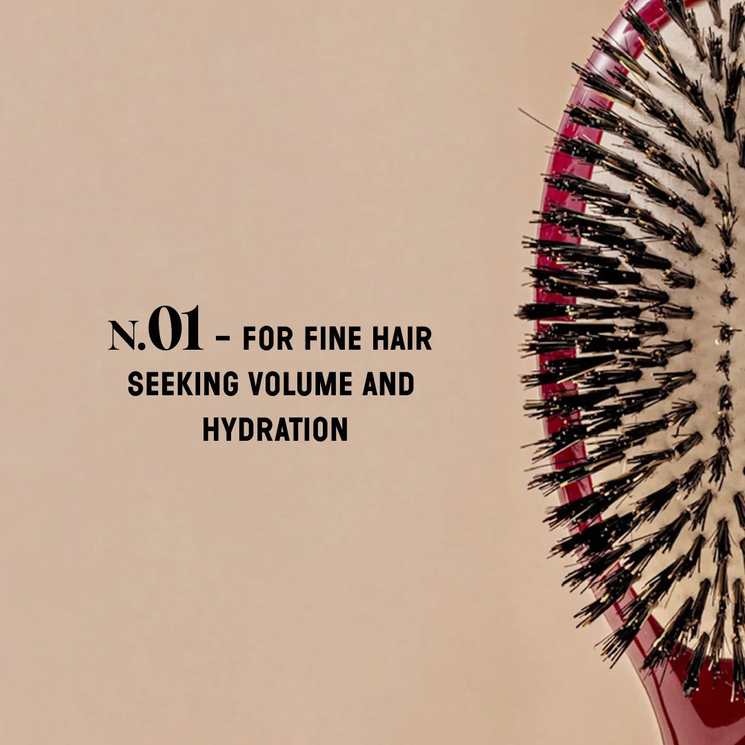 La Bonne Brosse - N.01 The Shine & Care Hair Brush - Cherry Red