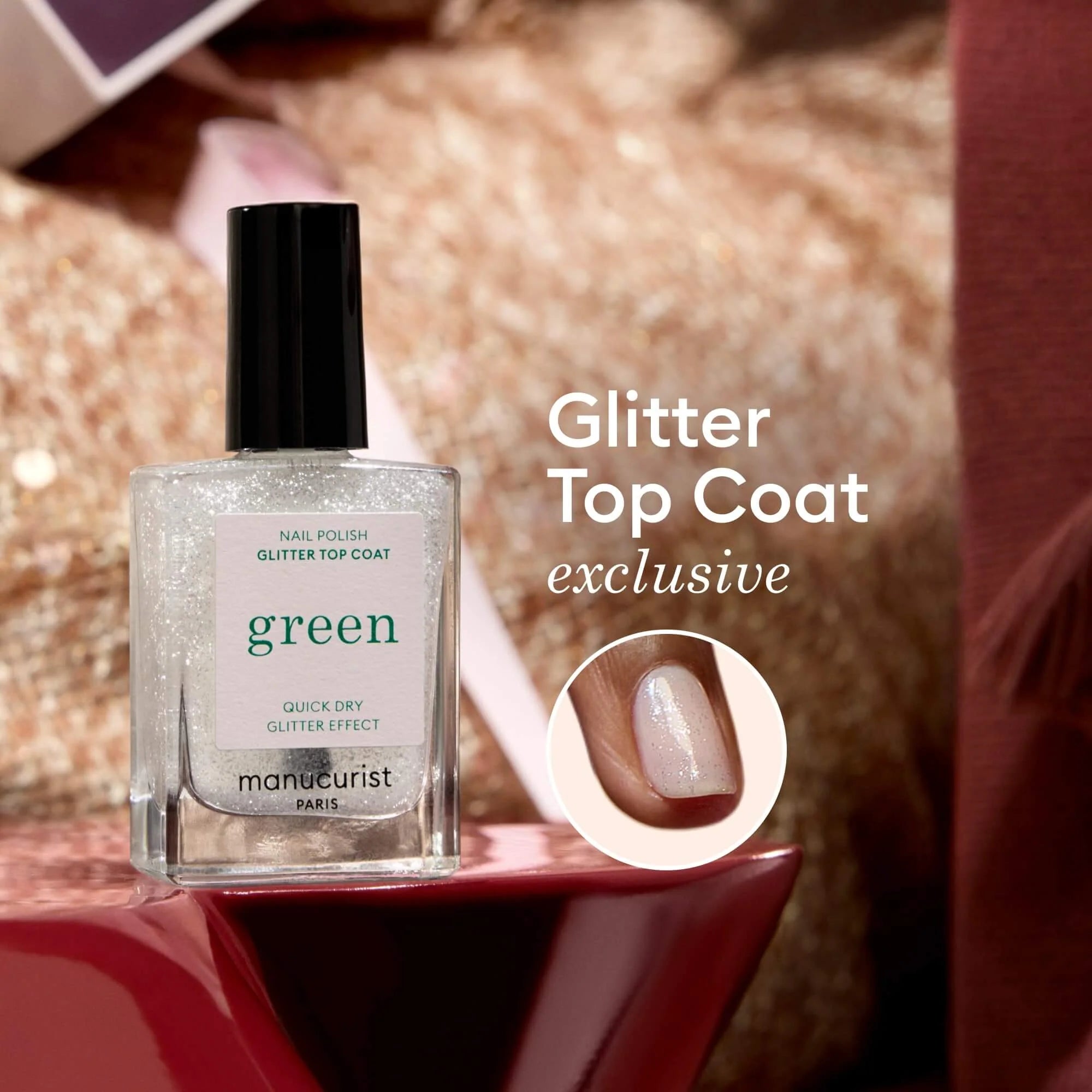 Manucurist Green - Glitter Top Coat