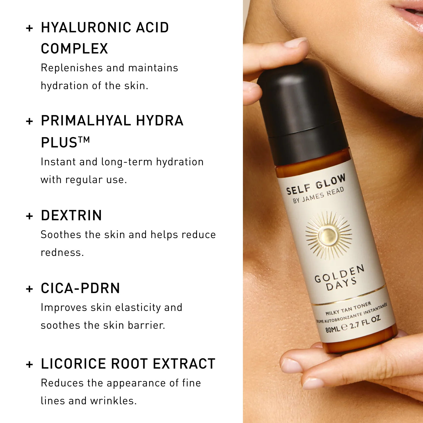 Self Glow - Golden Days - Milky Tan Toner