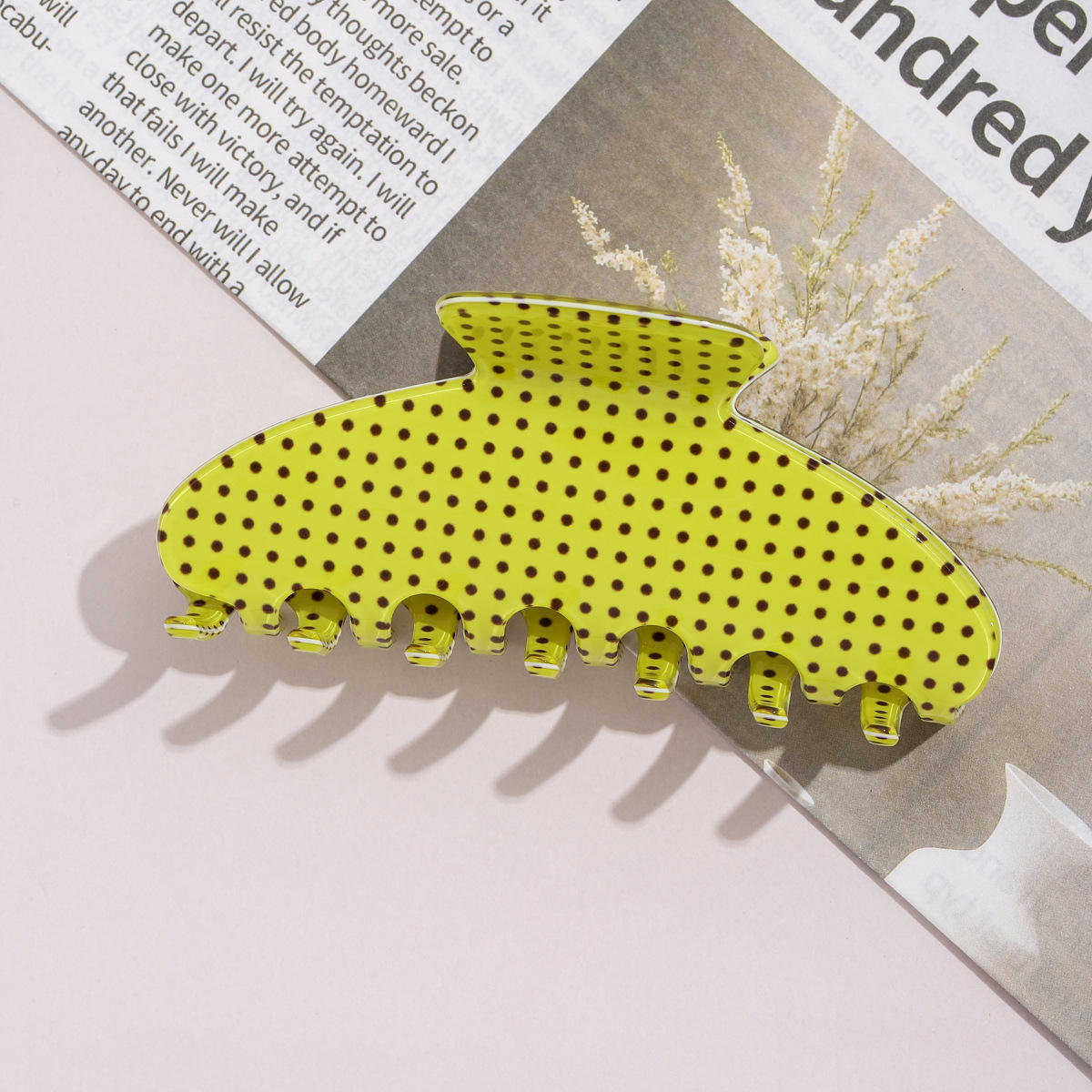 Living Beauty - Vintage Polka Hair Clip