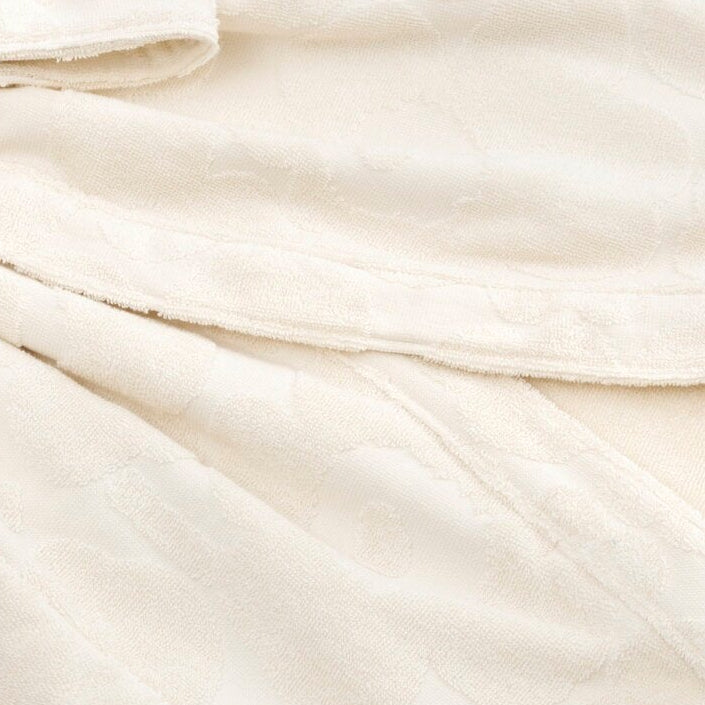 Marimekko - Pieni Unikko Bathrobe - Ivory