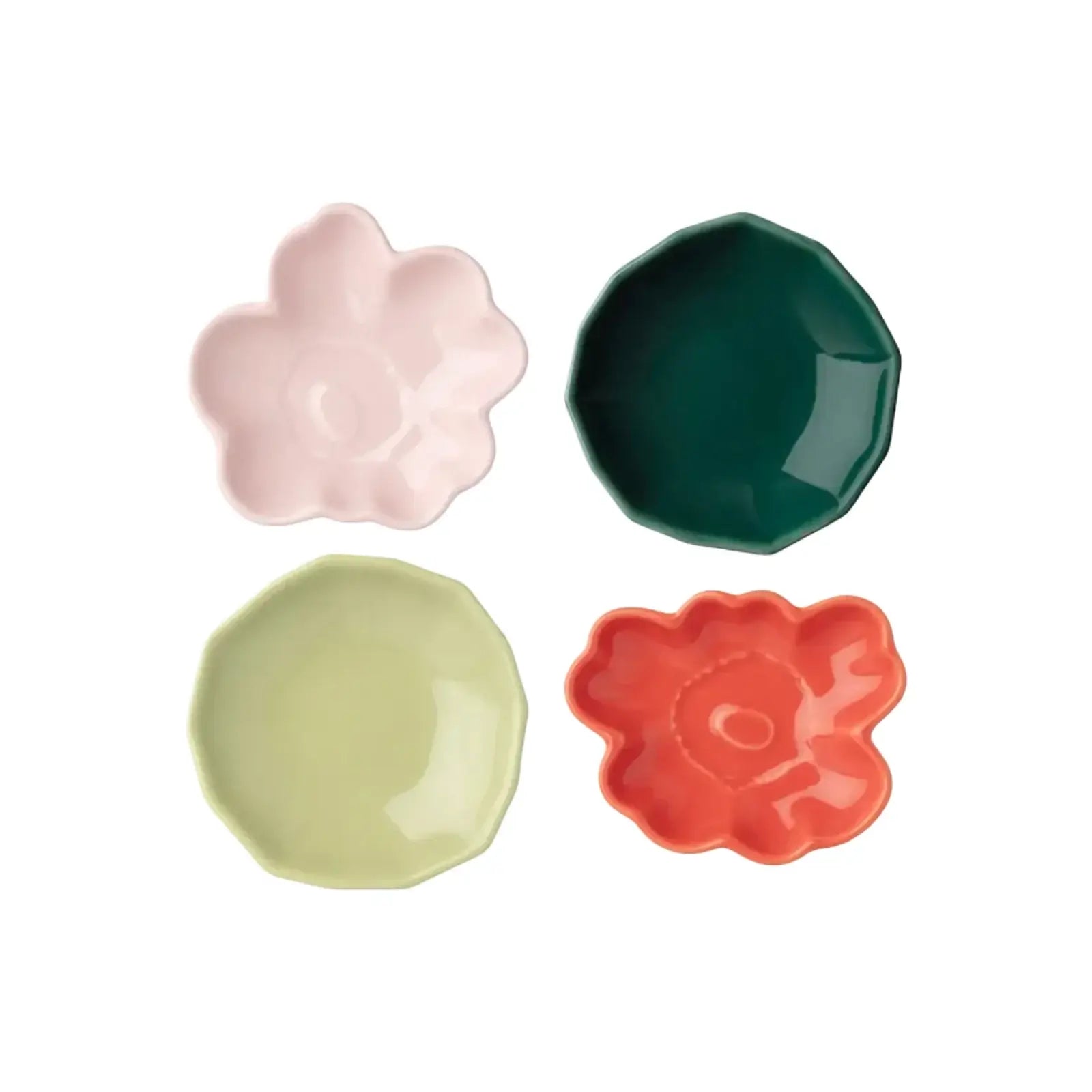 Marimekko - Unikko & Kivet Small plate 4 pcs