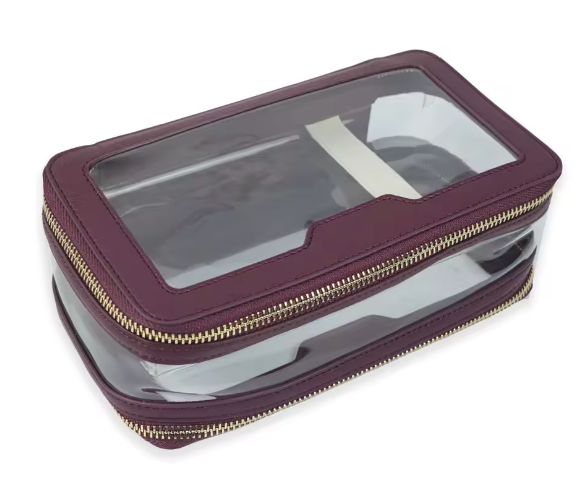 Living Beauty - Transparent TPU Waterproof Travel Makeup Bag