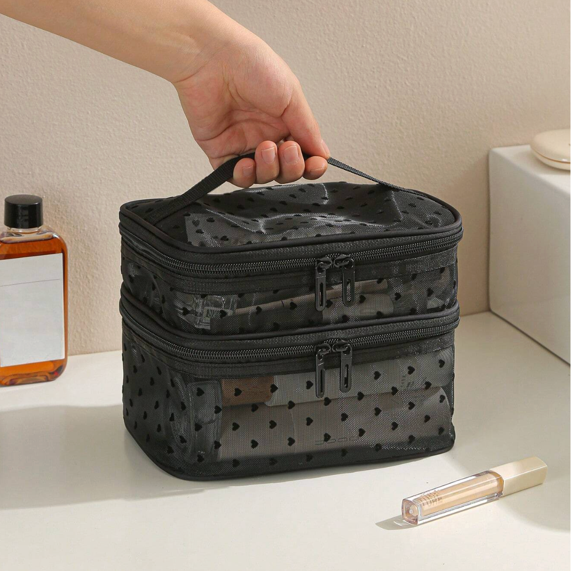 Living Beauty - Mesh Makeup Bag