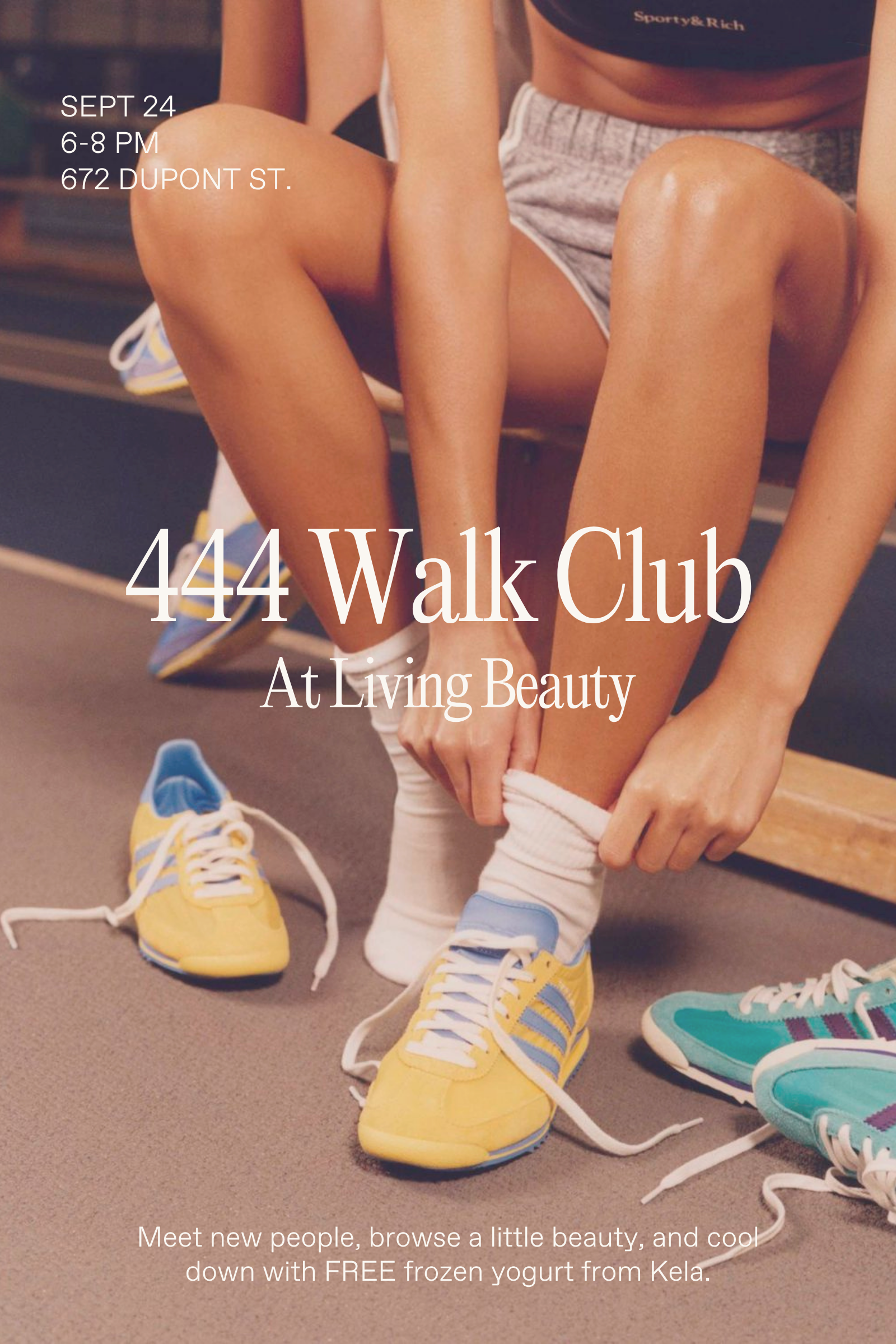 Living Beauty x 444 Walk Club