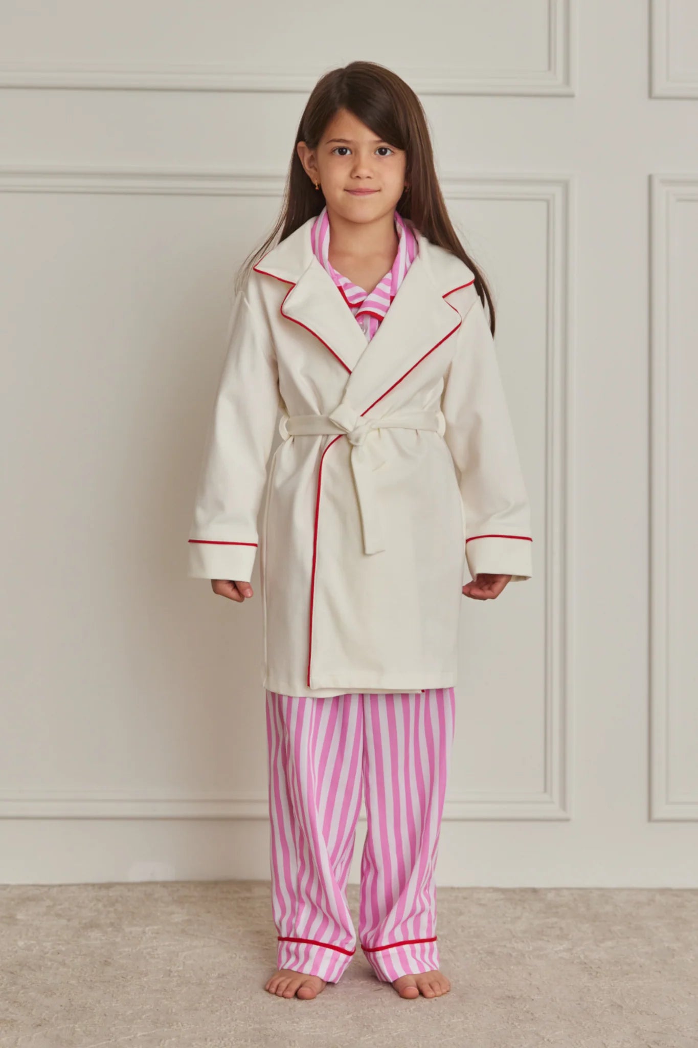 Midnight Palms - The Classic Piped Robe