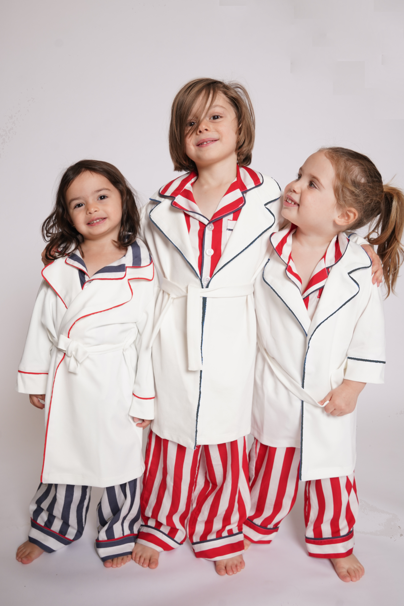 Midnight Palms - The Classic Piped Robe