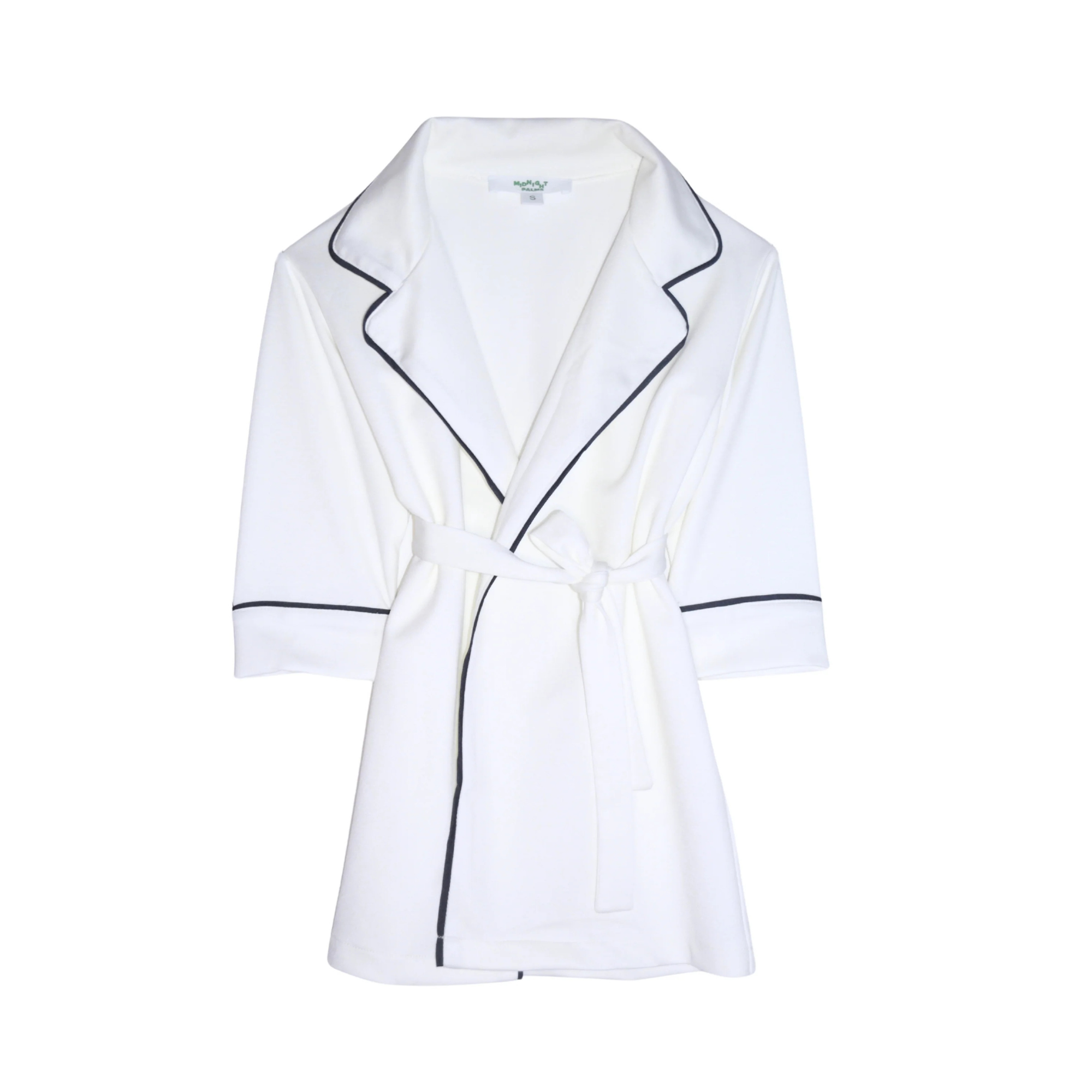 Midnight Palms - The Classic Piped Robe