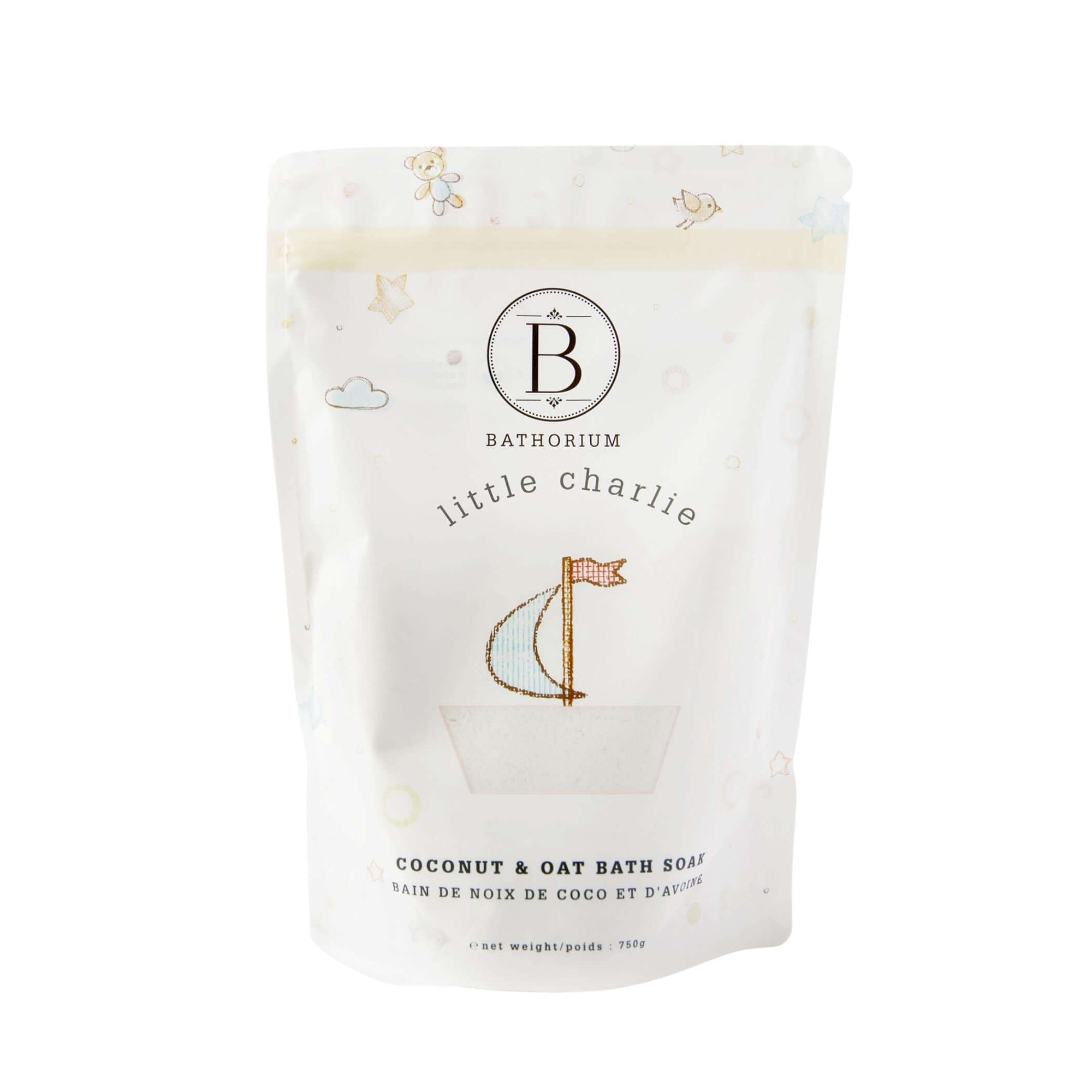 Little Charlie Coconut & Oat Bath Soak - Living Beauty