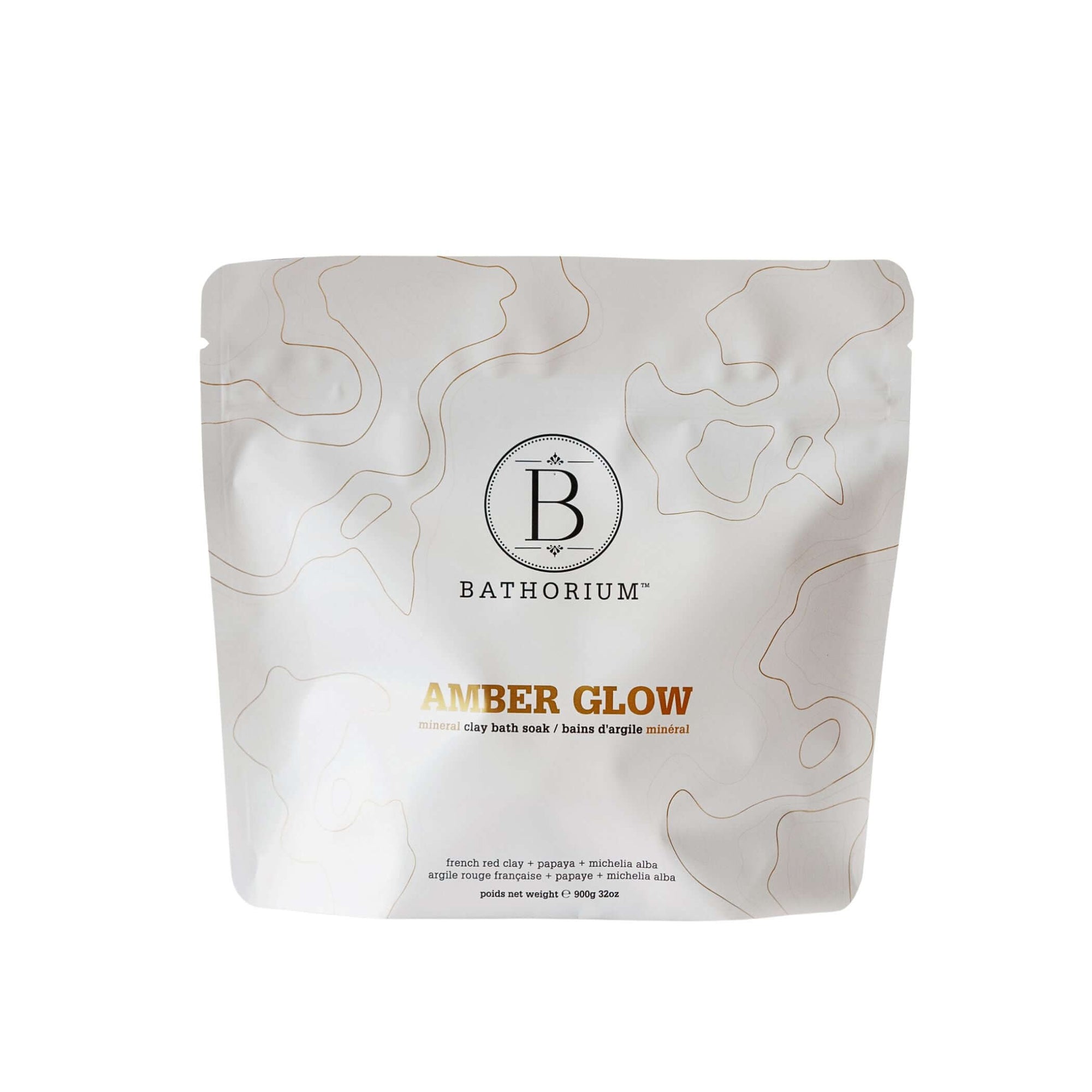 Bathorium Amber Glow Clay Mineral Soak