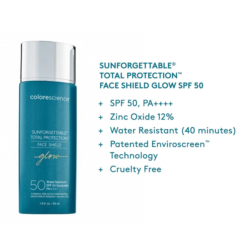 Sunforgettable EnviroScreen Protection Face Shield SPF50 - Glow - Living Beauty