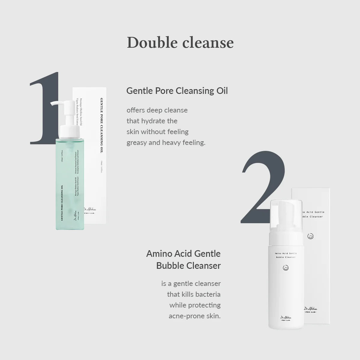 Amino Acid Gentle Bubble Cleanser 140ml - Living Beauty