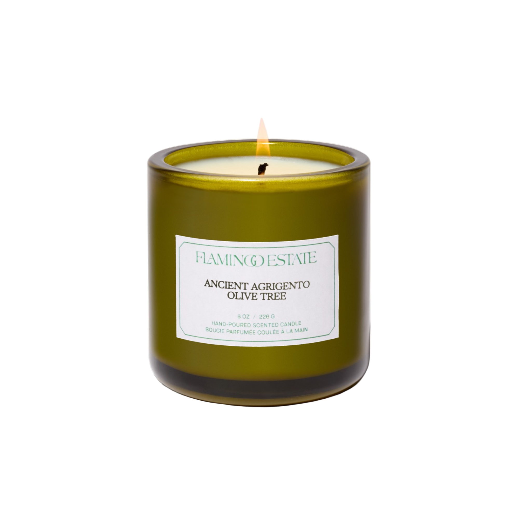 Flamingo Estate Ancient Agrigento Olive Tree Candle