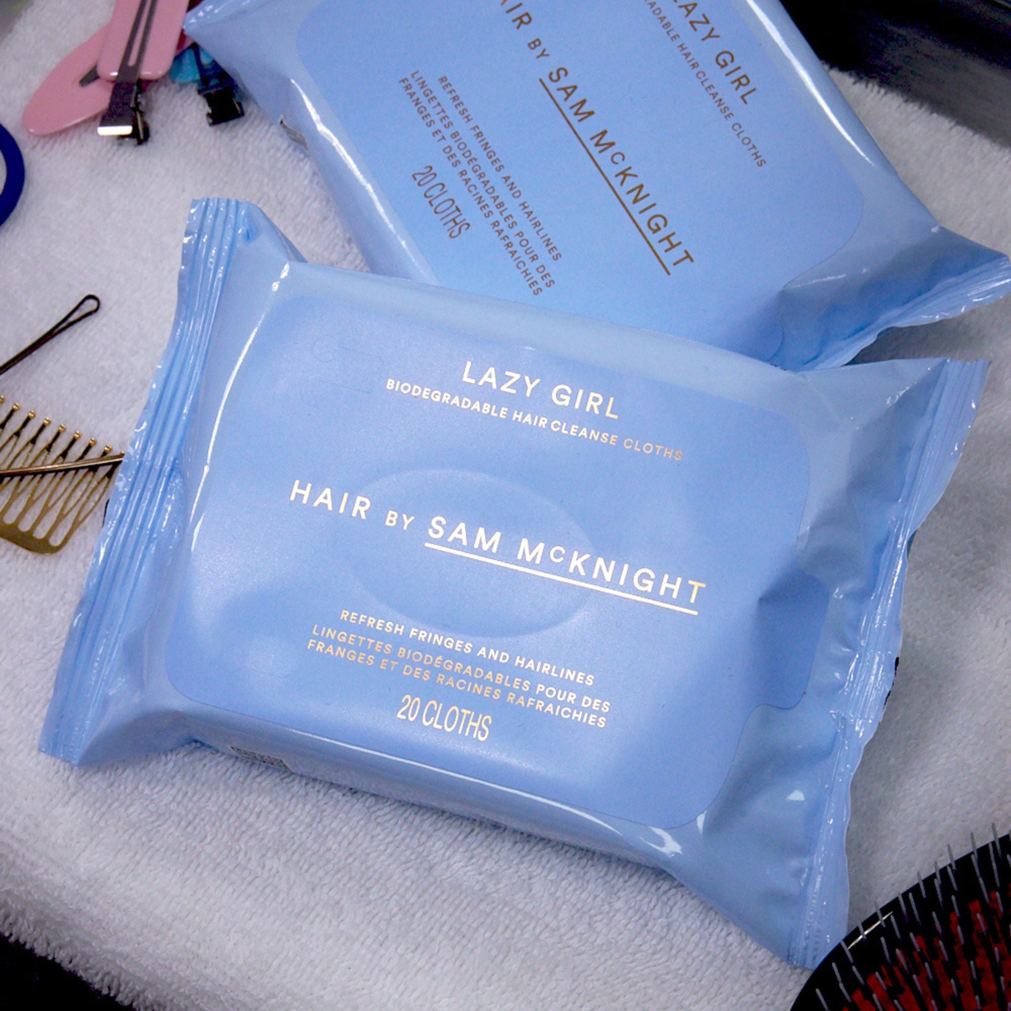 Lazy Girl Biodegradable Hair Cleanse Cloths - Living Beauty