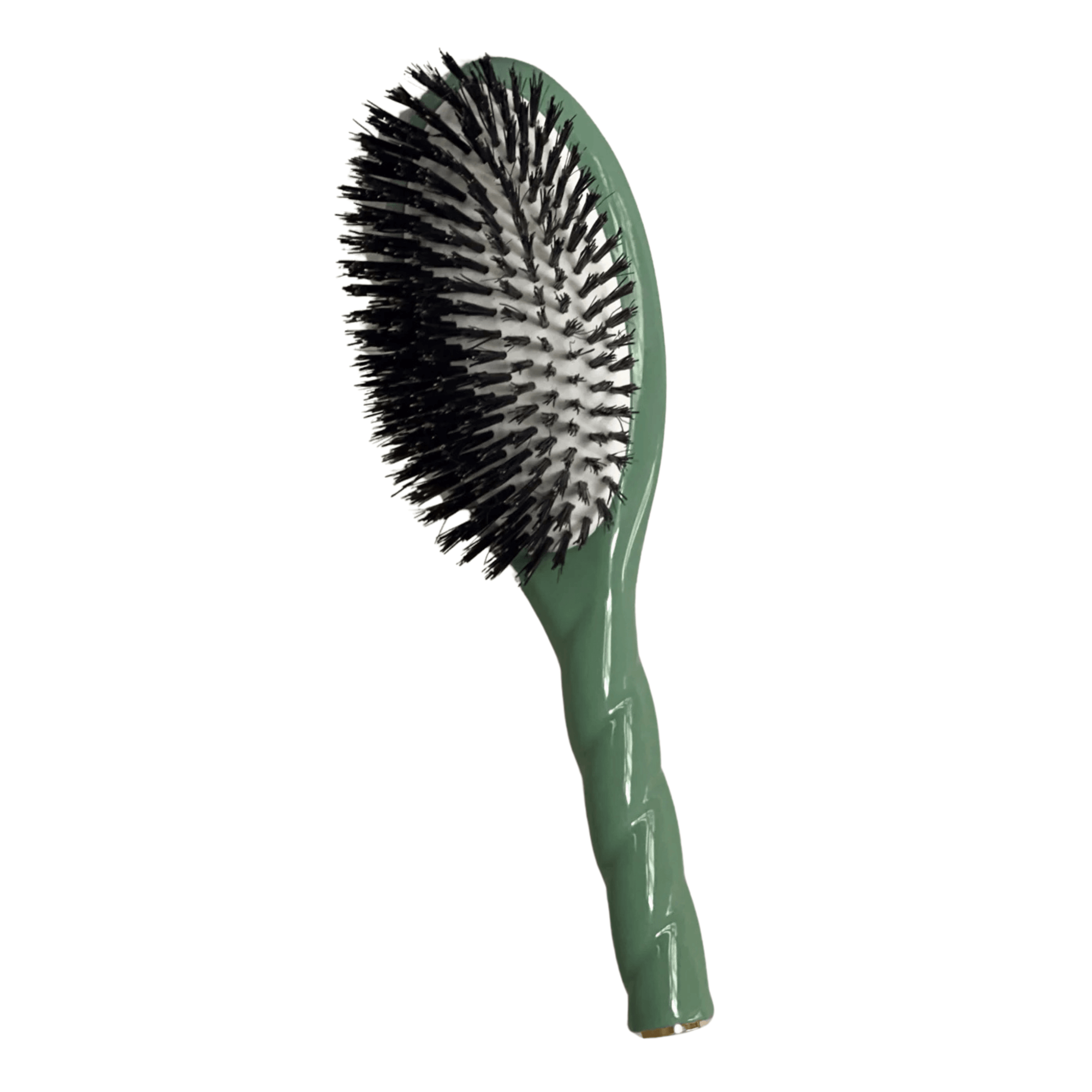 La Bonne Brosse: N.01 The Shine & Care Hair Brush - Almond Green