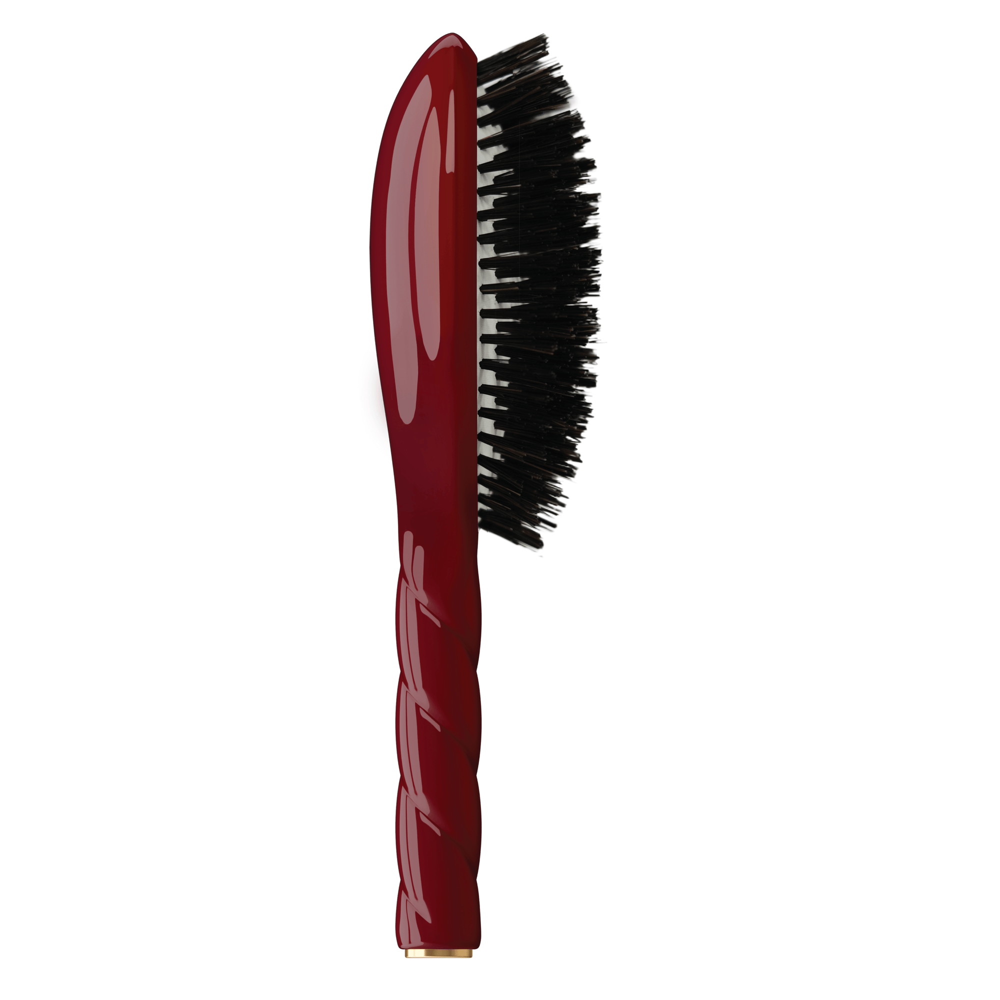 N.01 Shine & Care Hair Brush - Cherry Red - Living Beauty