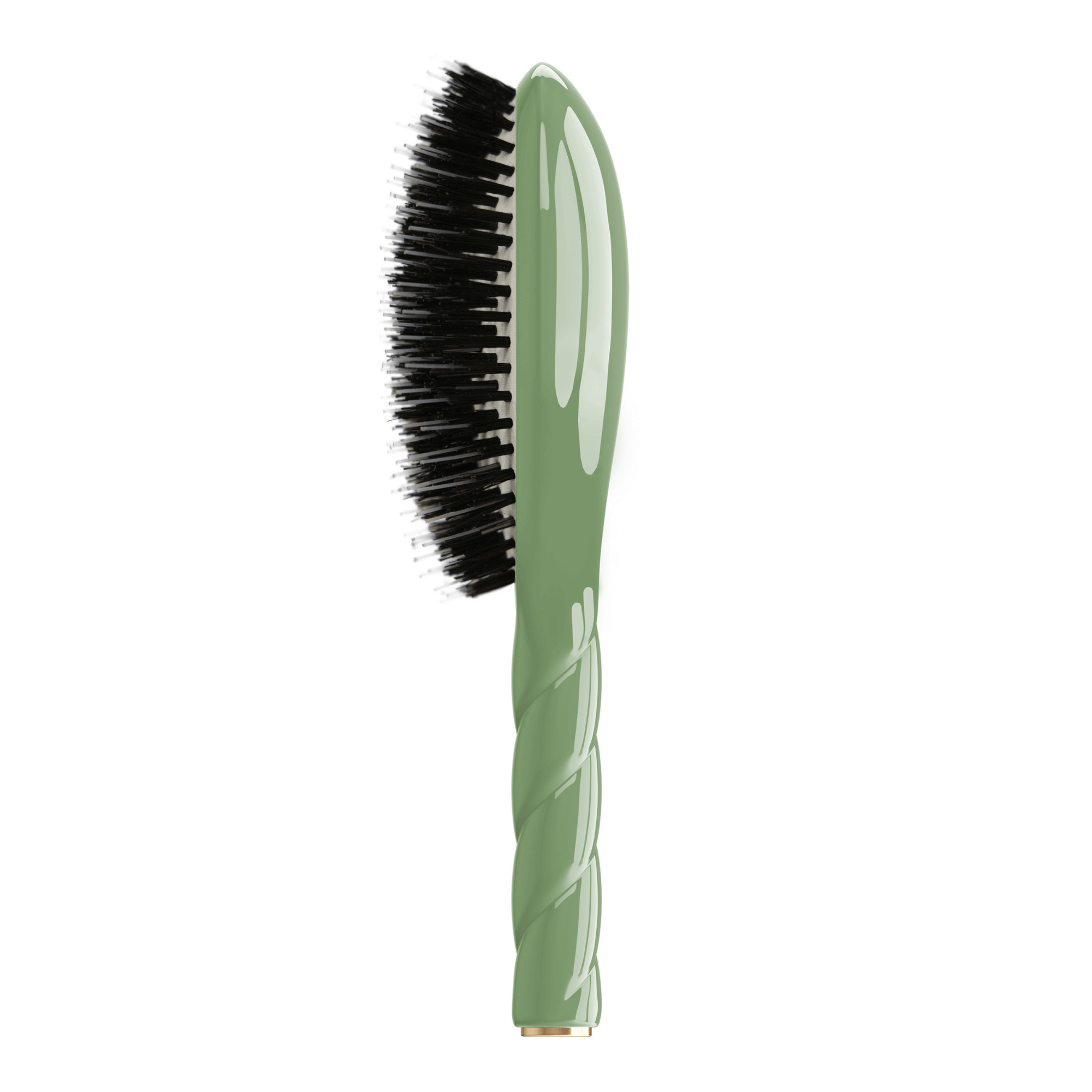 N.02 The Care & Detangling Hair Brush - Almond Green - Living Beauty