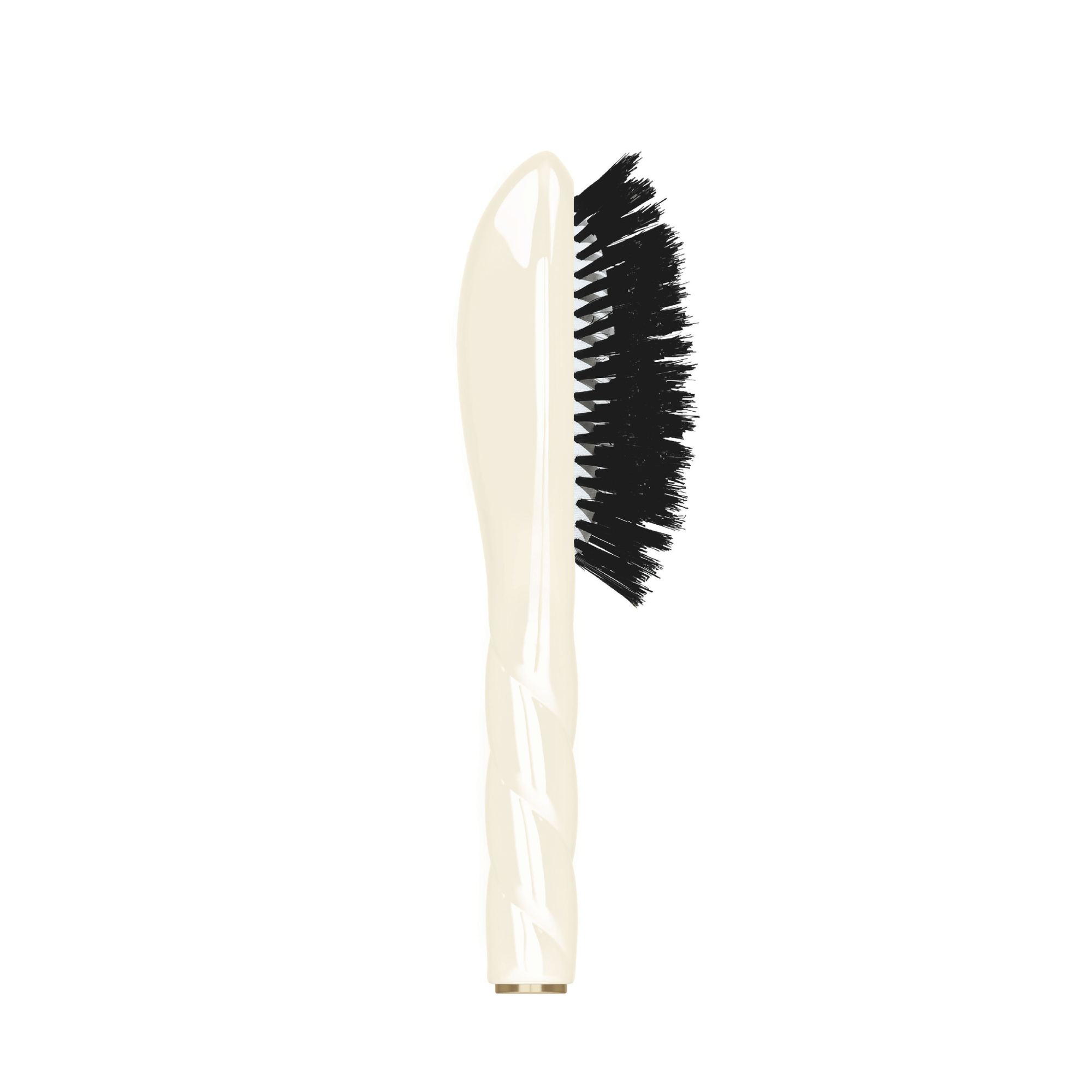 N.01 Small Shine & Care Hair Brush - Creamy White - Living Beauty
