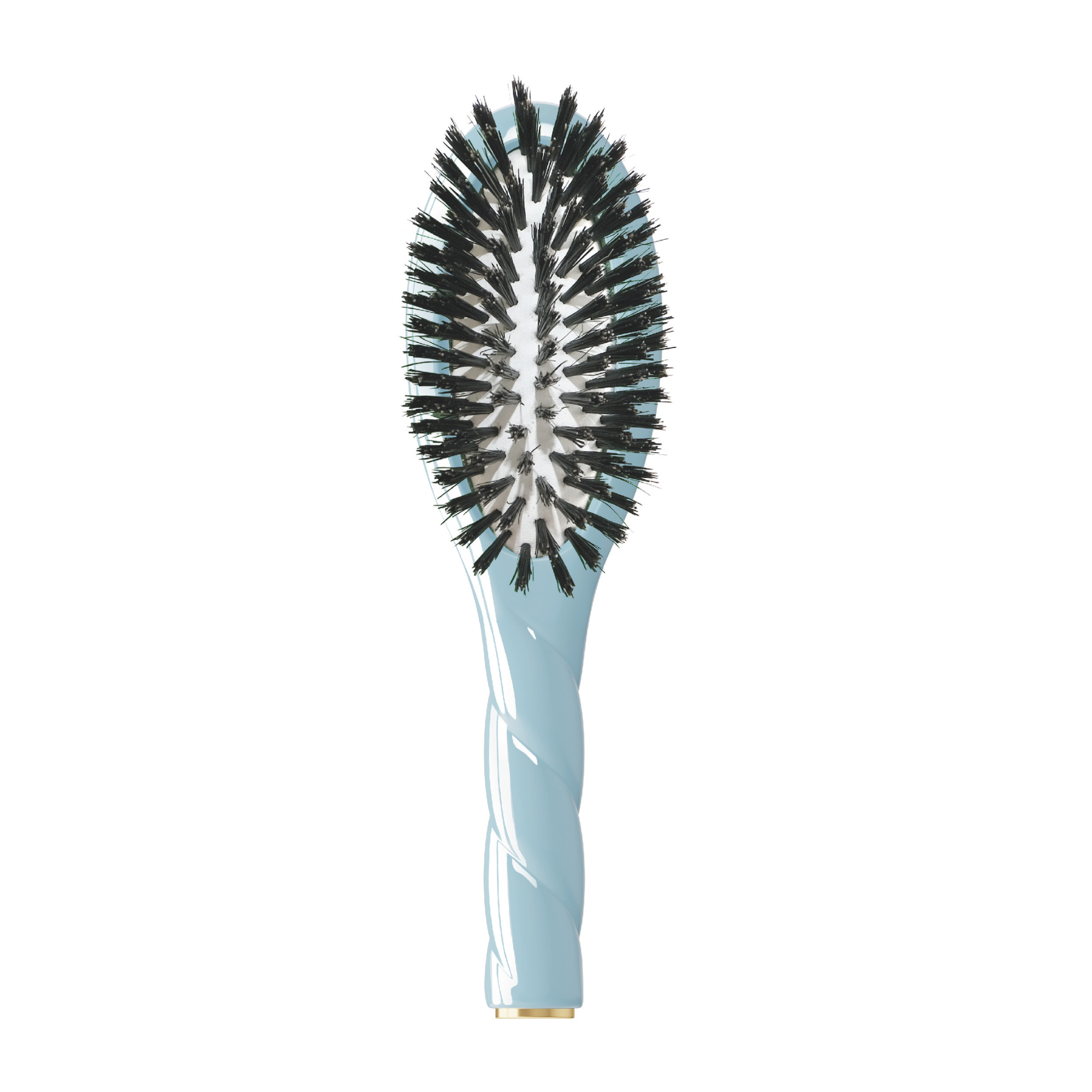 N.01 Small Shine & Care Hair Brush - Light Blue - Living Beauty