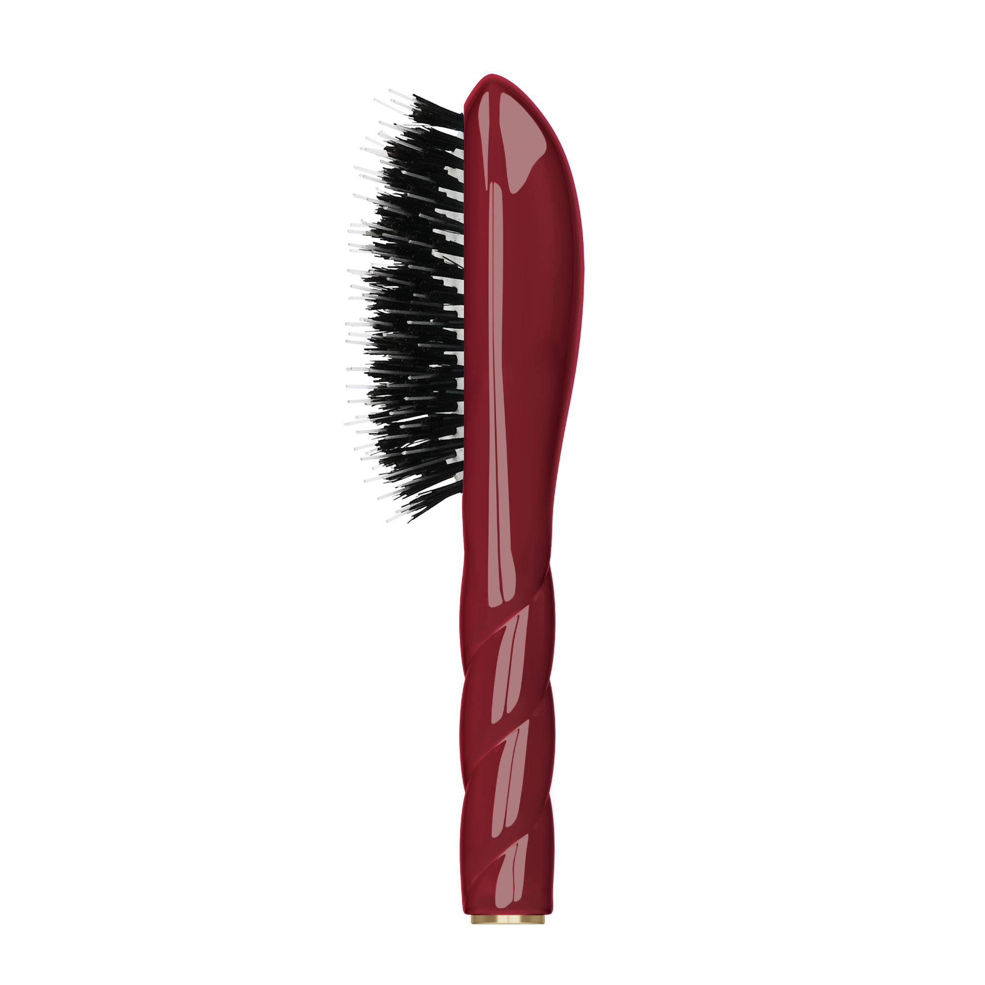 N.02 Small Care & Detangling Hair Brush - Cherry Red - Living Beauty