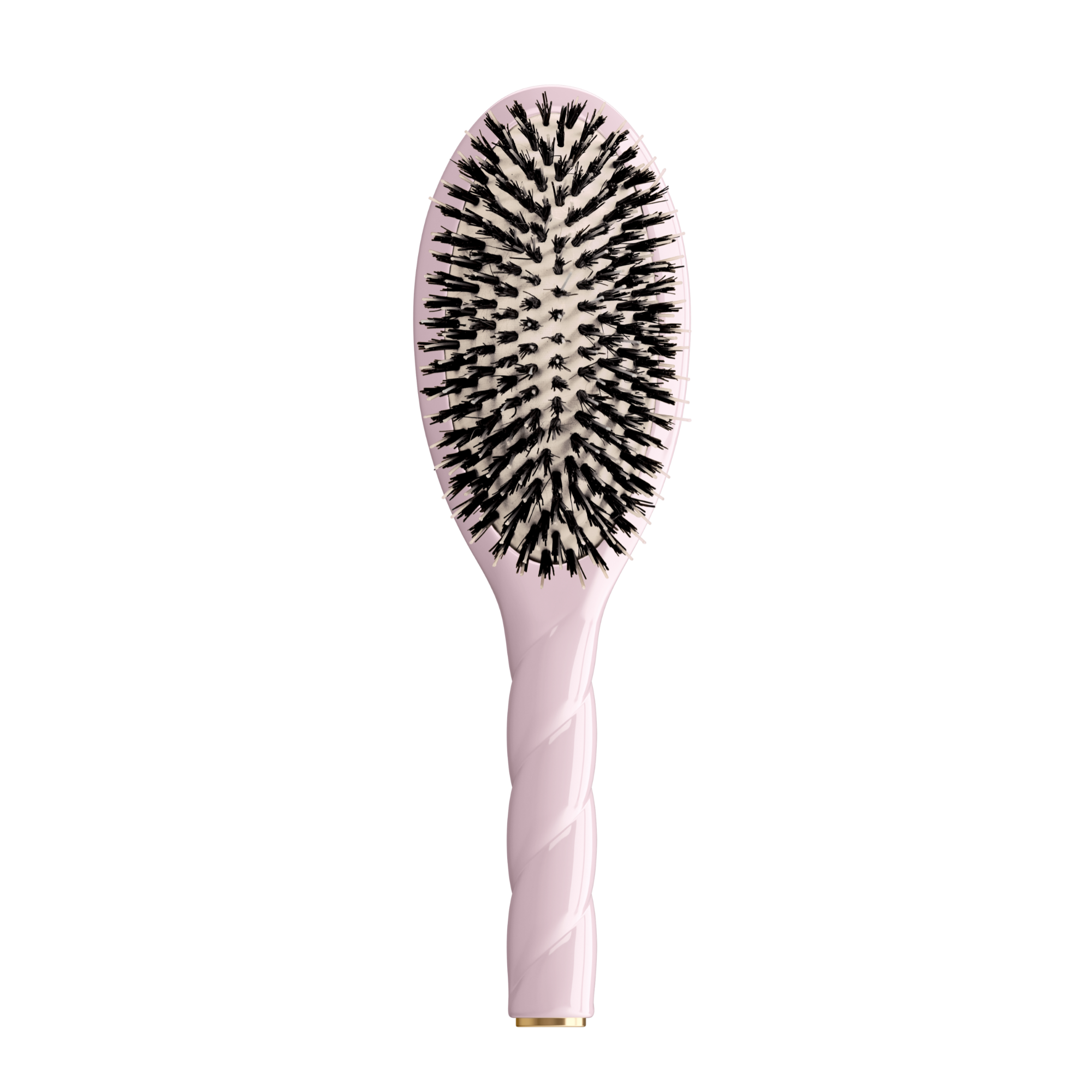 N.02 The Care & Detangling Hair Brush - Lilac Pink - Living Beauty