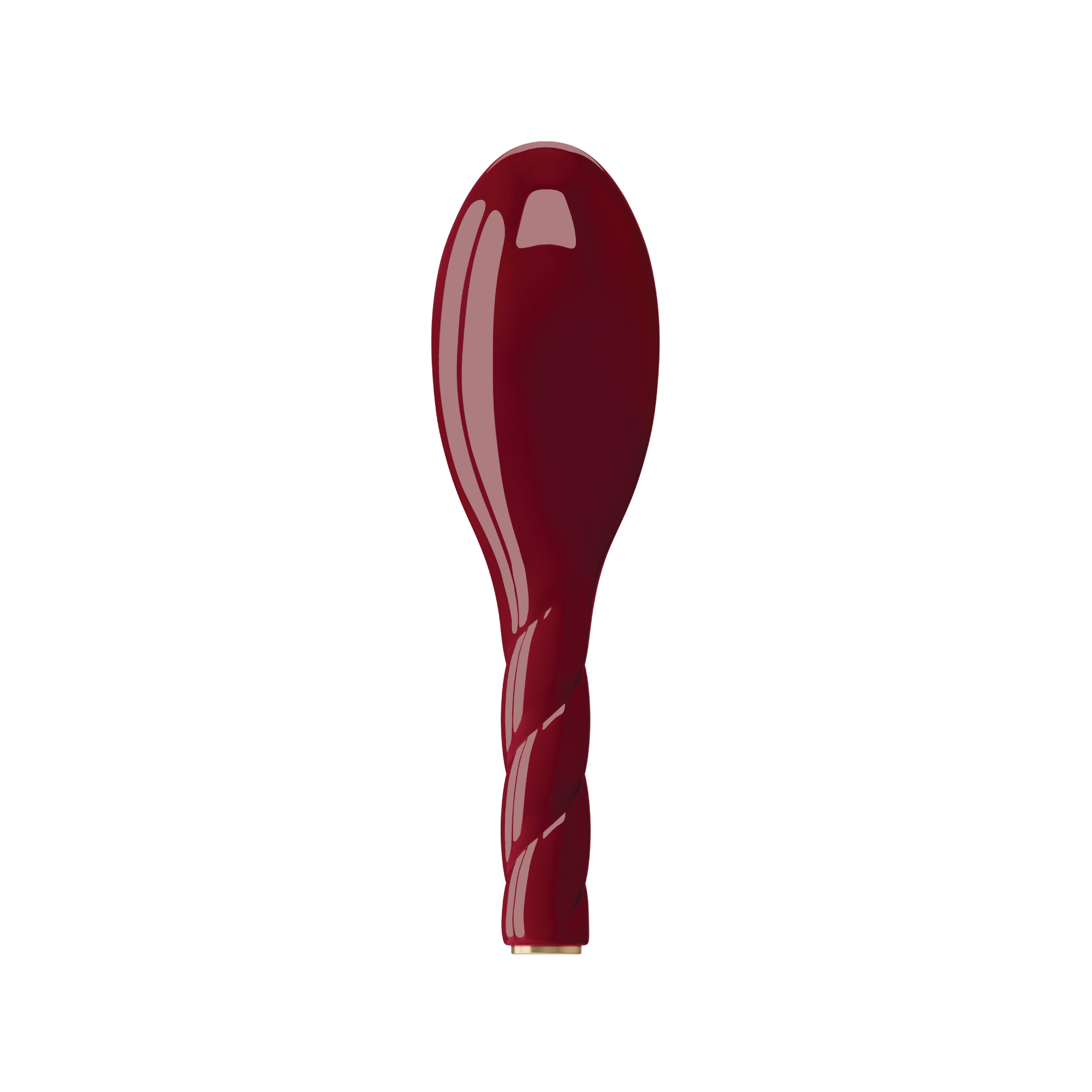 N.03 Small Gentle Scalp Care Hair Brush - Cherry Red - Living Beauty