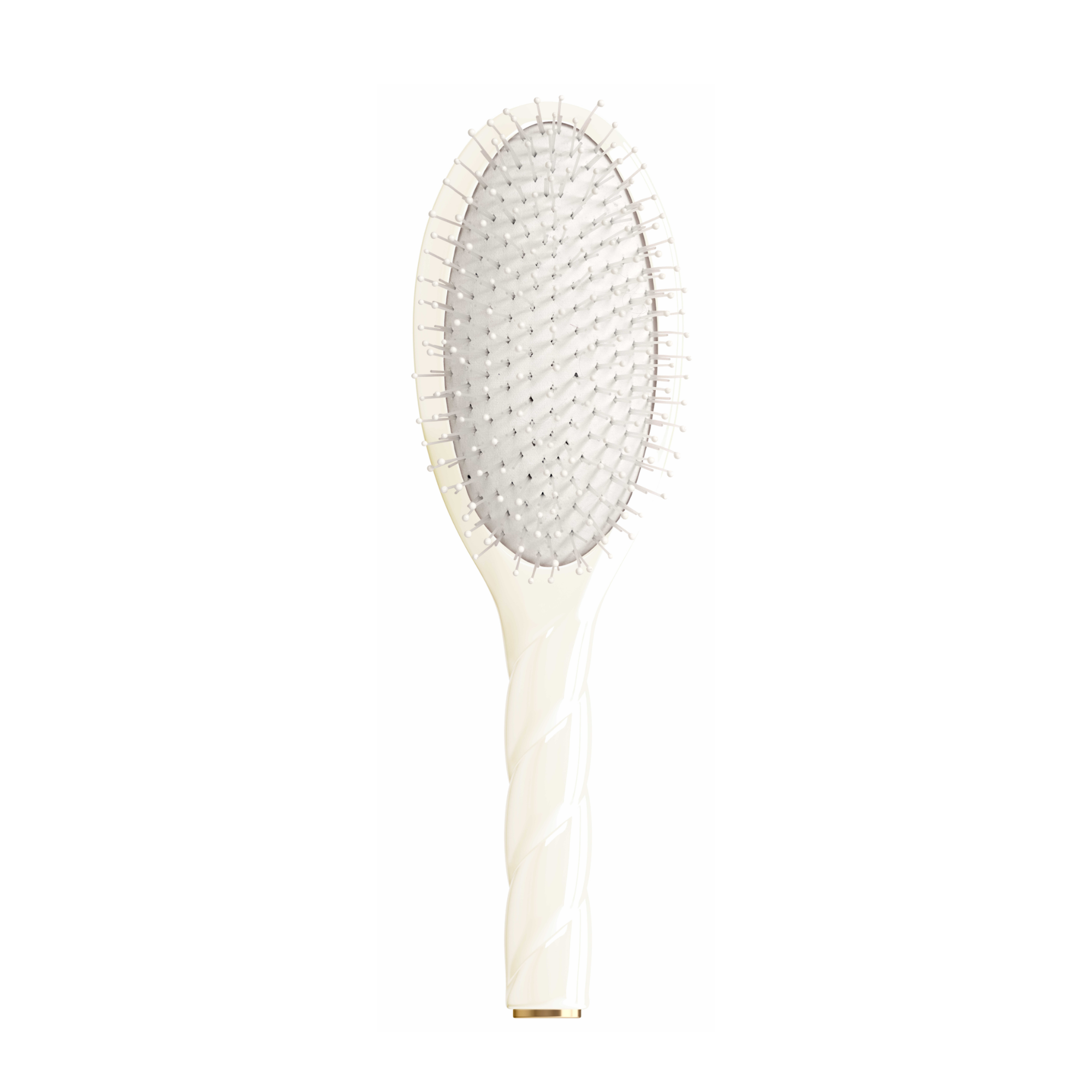 N.04 The Massaging & Detangling Hair Brush Creamy White - Living Beauty