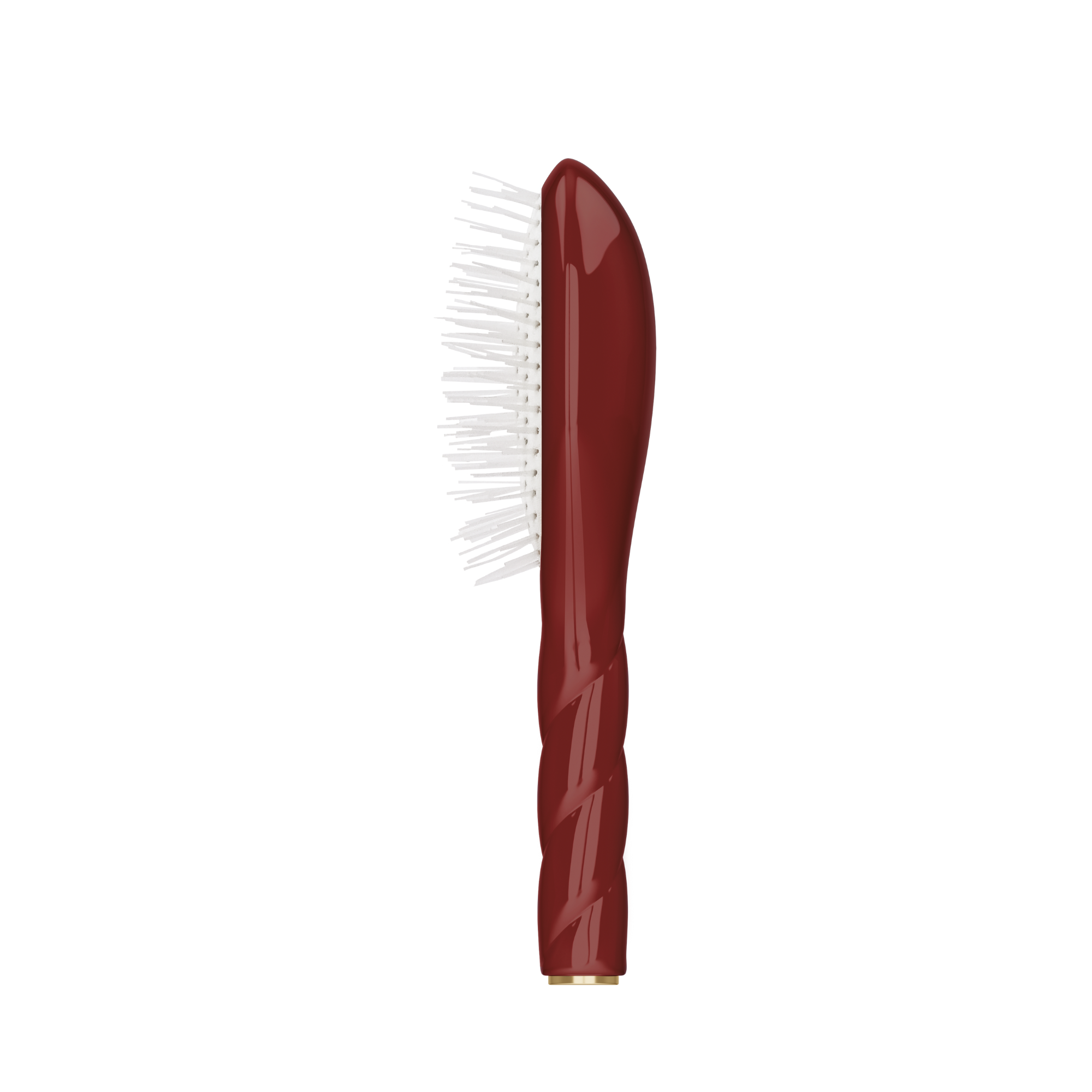 N.07 Small Stimulating & Detangling Hair Brush Cherry Red - Living Beauty