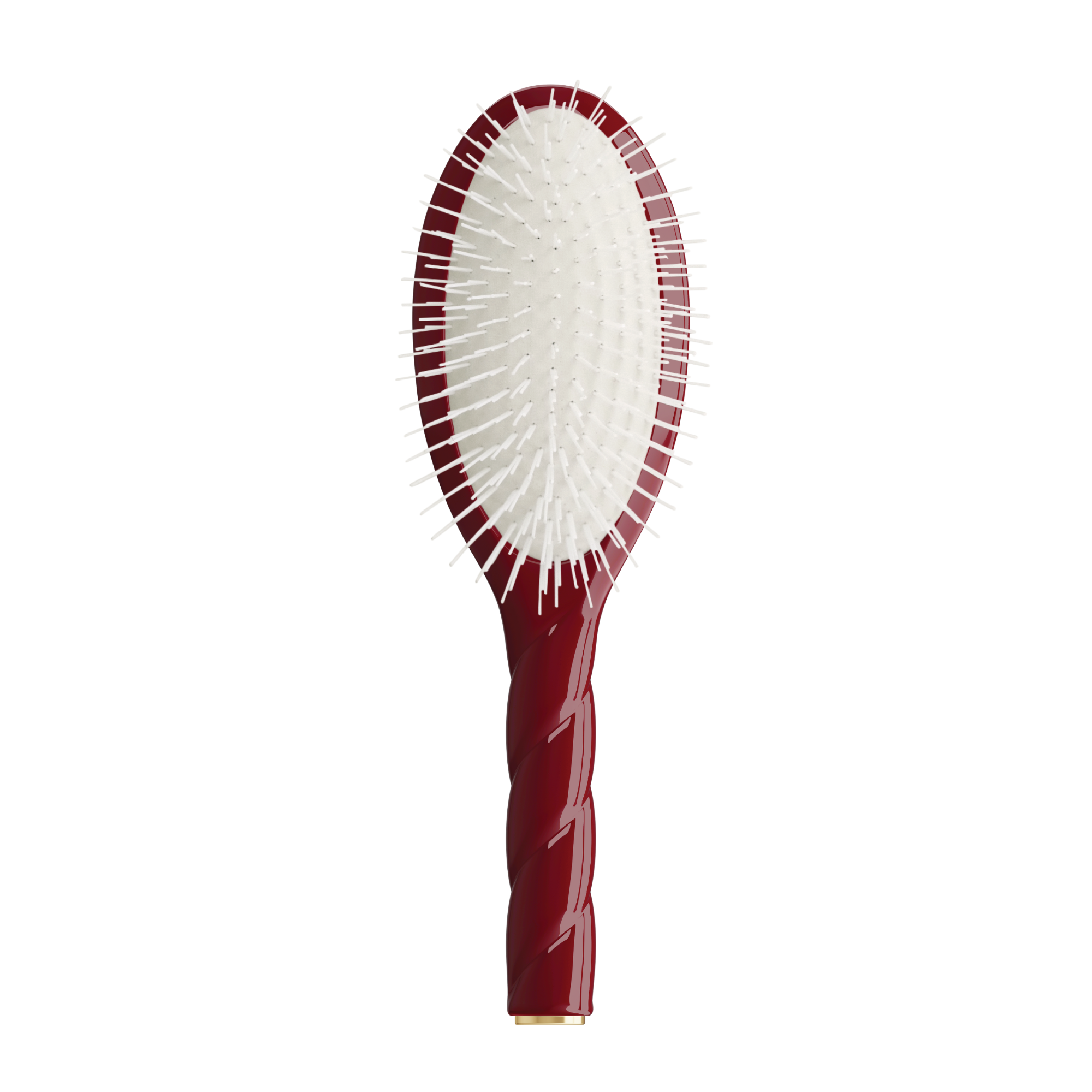 N.07 The Stimulating & Detangling Hair Brush Cherry Red - Living Beauty