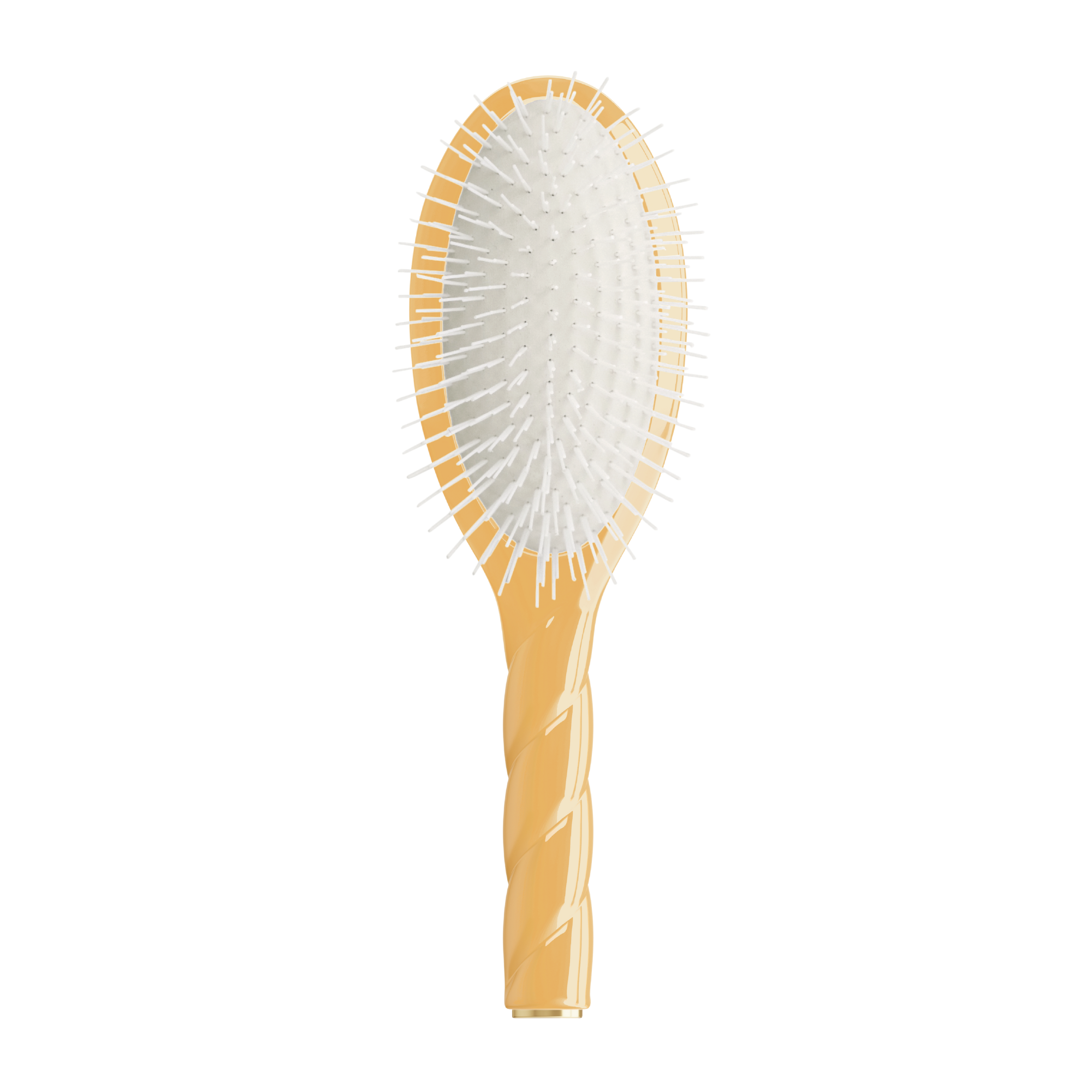 N.07 The Stimulating & Detangling Hair Brush Saffron Yellow - Living Beauty