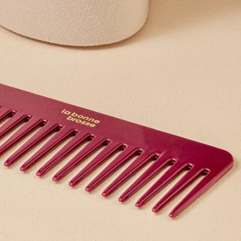 The Large Detangling Comb Cherry Red - Living Beauty